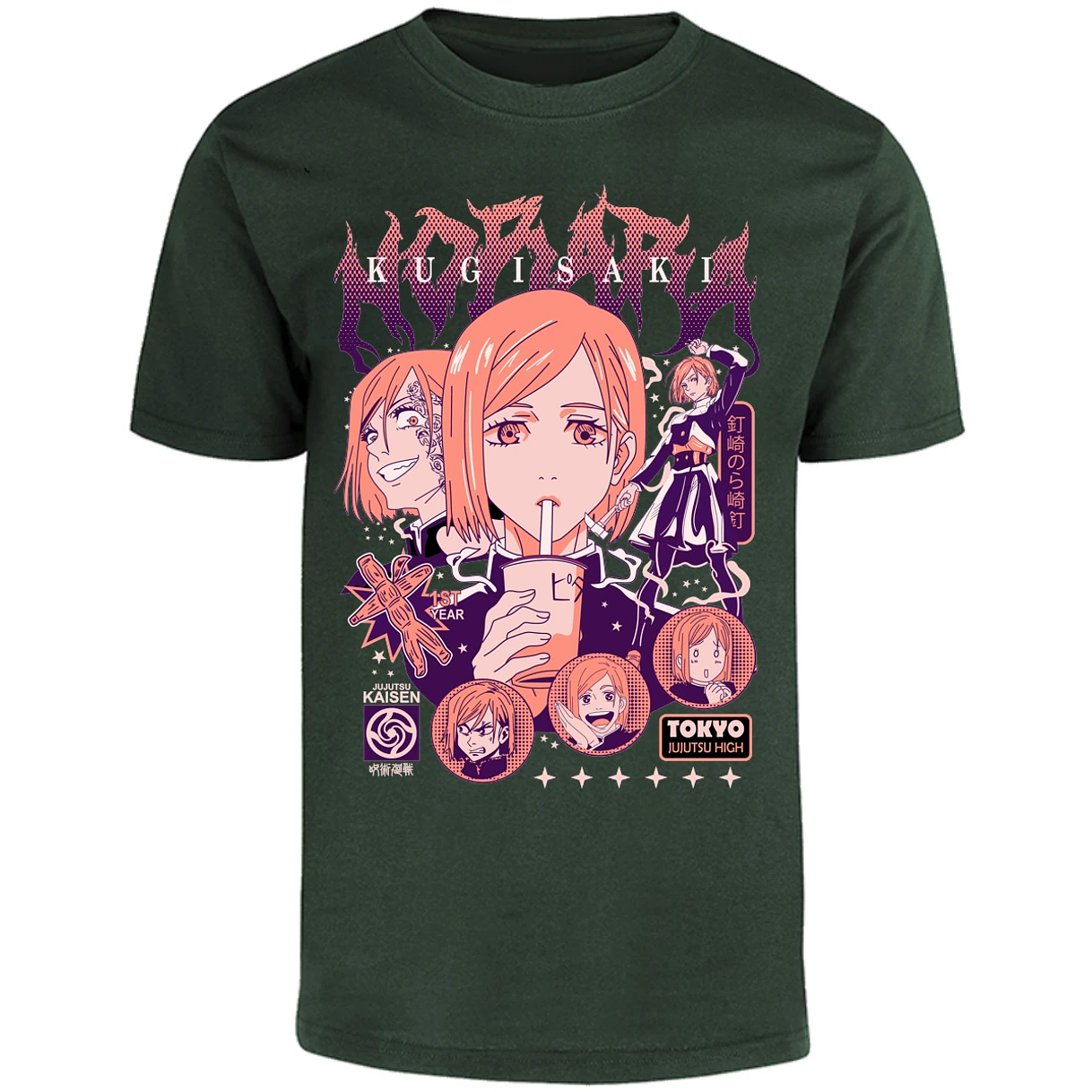 Playera Jujutsu Kaisen Nobara Anime para Adulto 16