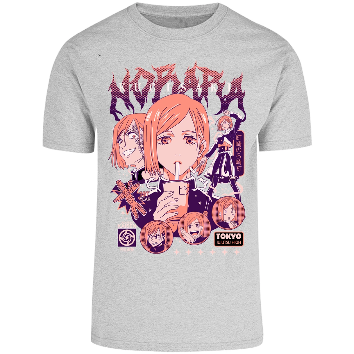 Playera Jujutsu Kaisen Nobara Anime para Adulto 27