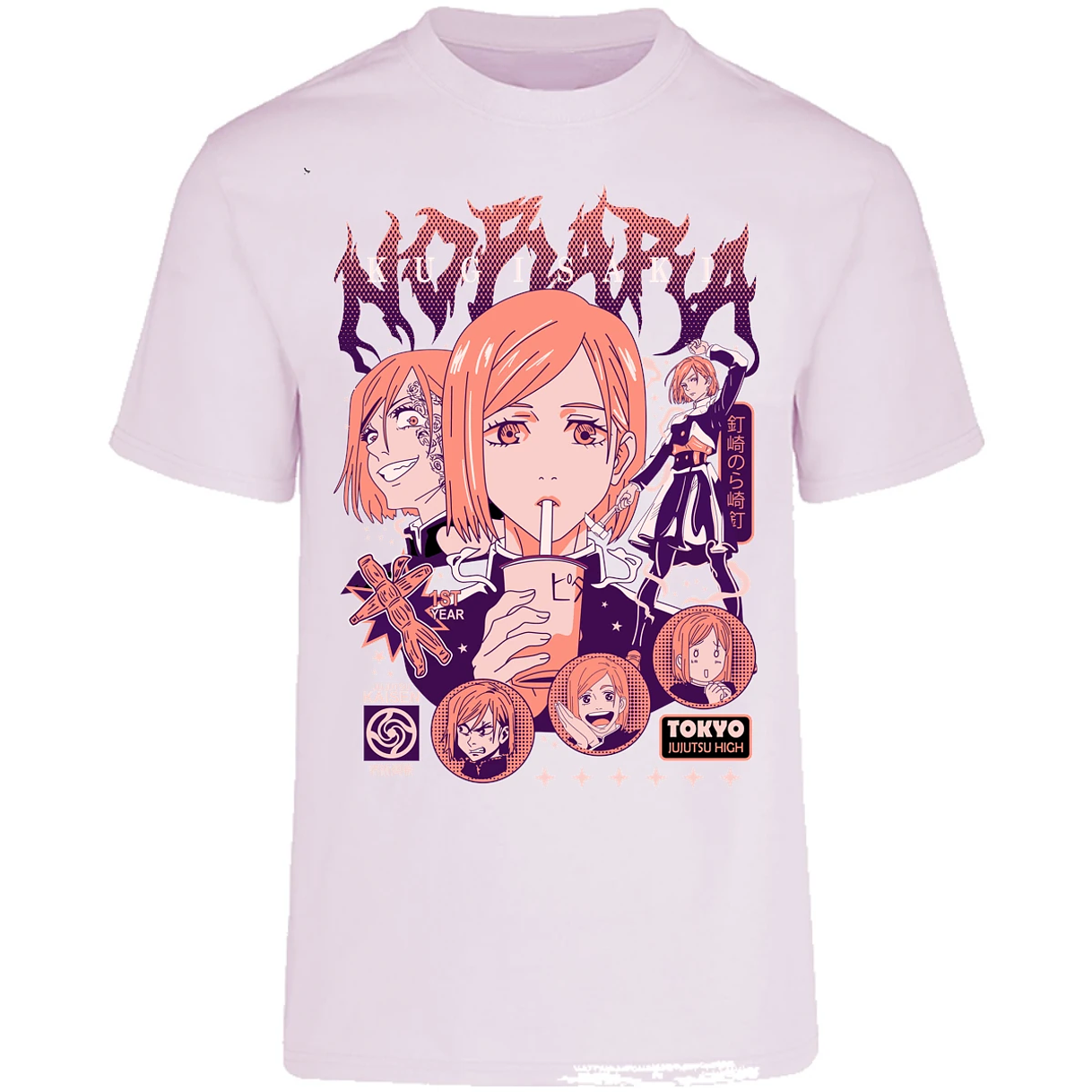 Playera Jujutsu Kaisen Nobara Anime para Adulto 17