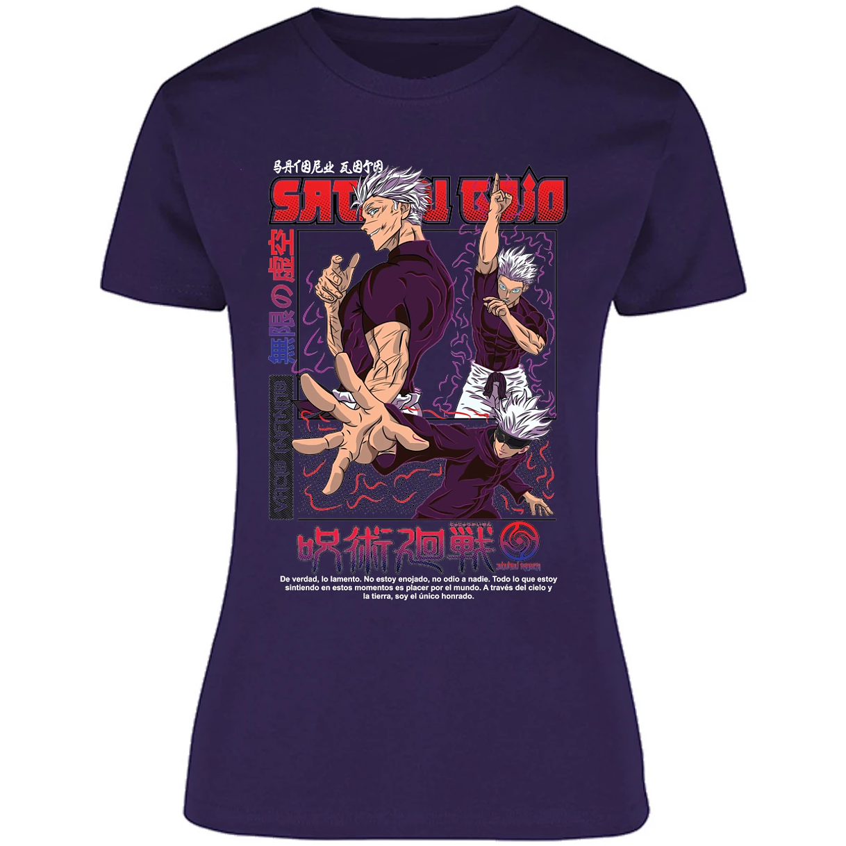 Blusa Jujutsu Kaisen Gojo Anime Blusa para Mujer 1