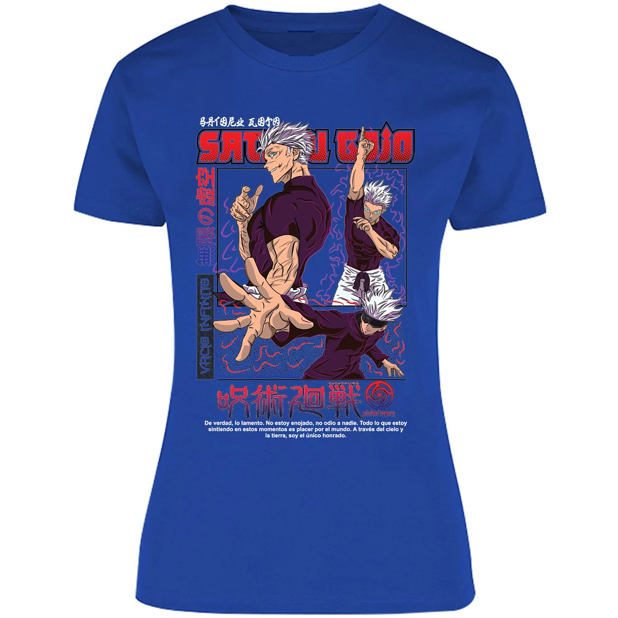 Blusa Jujutsu Kaisen Gojo Anime Blusa para Mujer 5