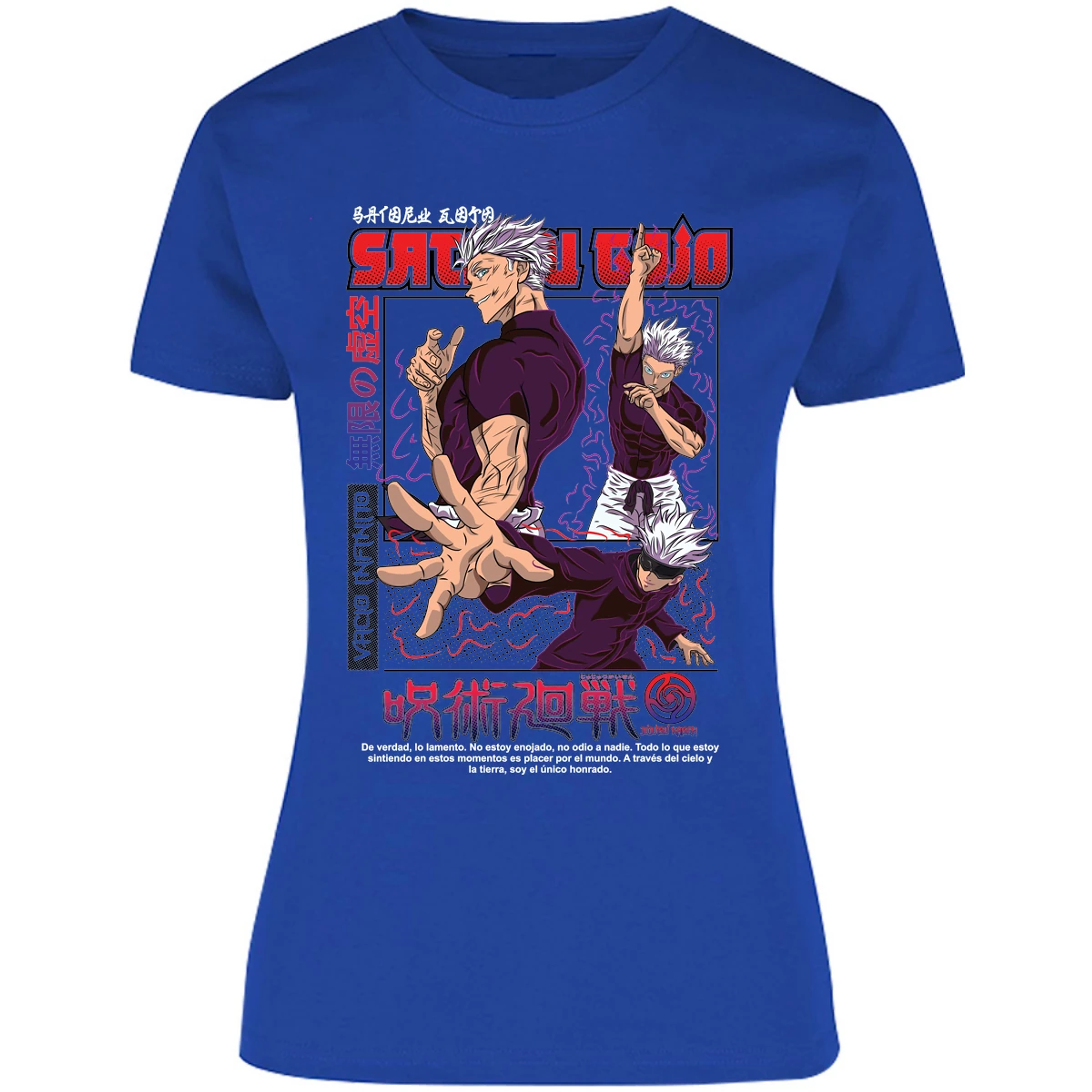 Blusa Jujutsu Kaisen Gojo Anime Blusa para Mujer 5