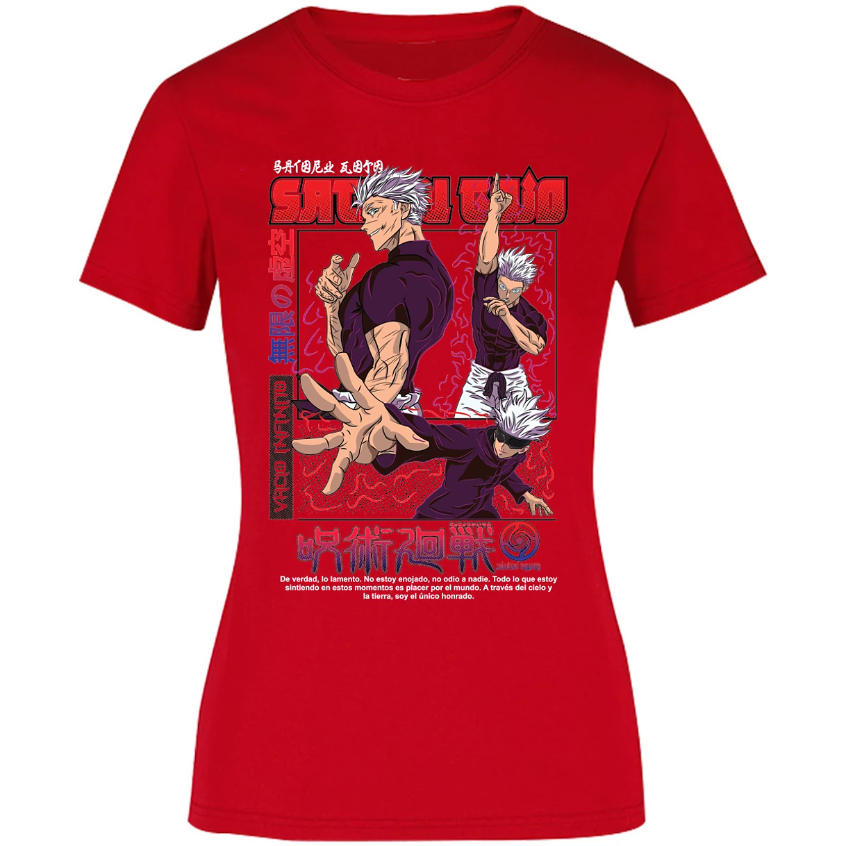Blusa Jujutsu Kaisen Gojo Anime Blusa para Mujer 12