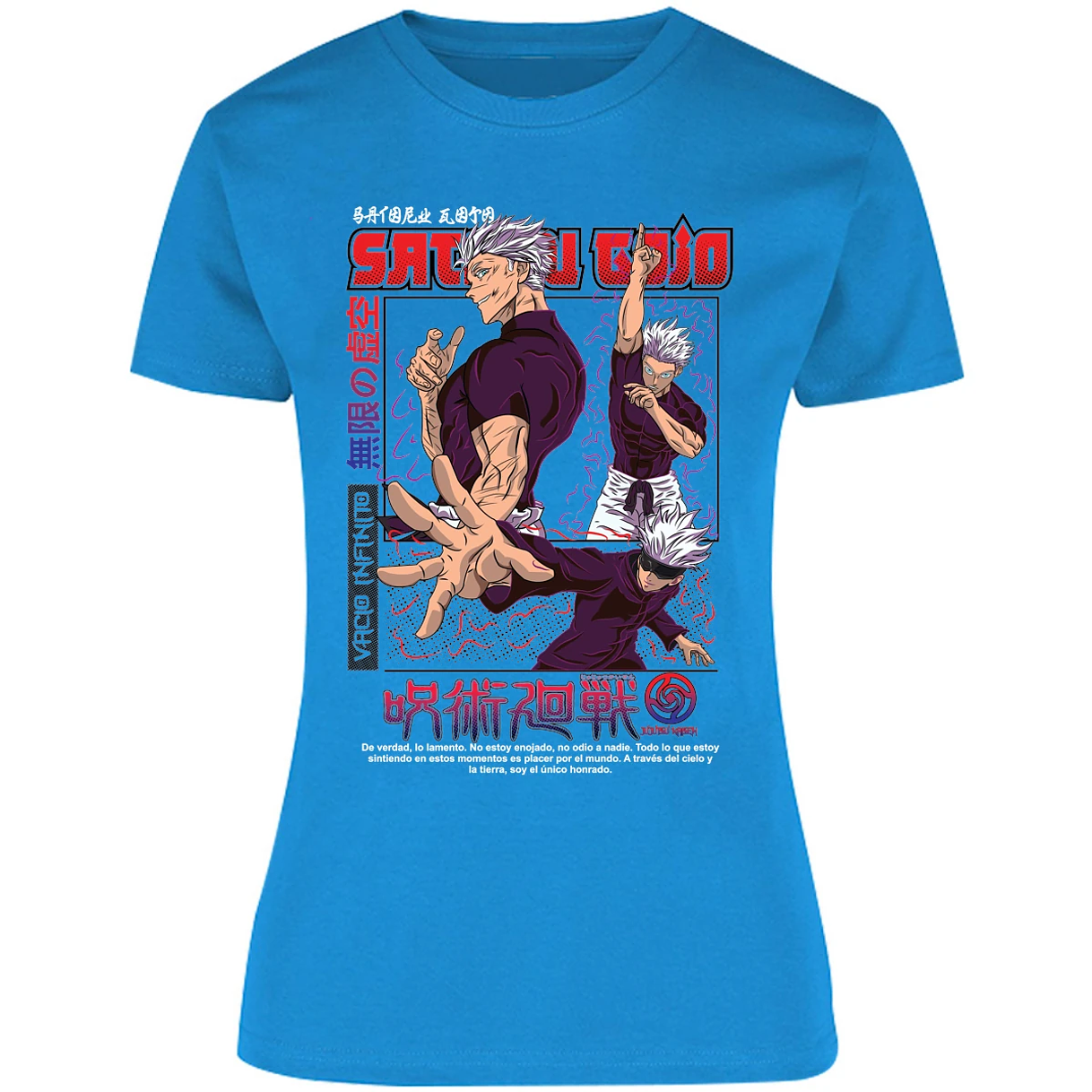 Blusa Jujutsu Kaisen Gojo Anime Blusa para Mujer 6