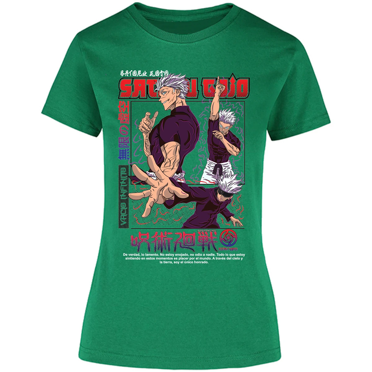 Blusa Jujutsu Kaisen Gojo Anime Blusa para Mujer 7
