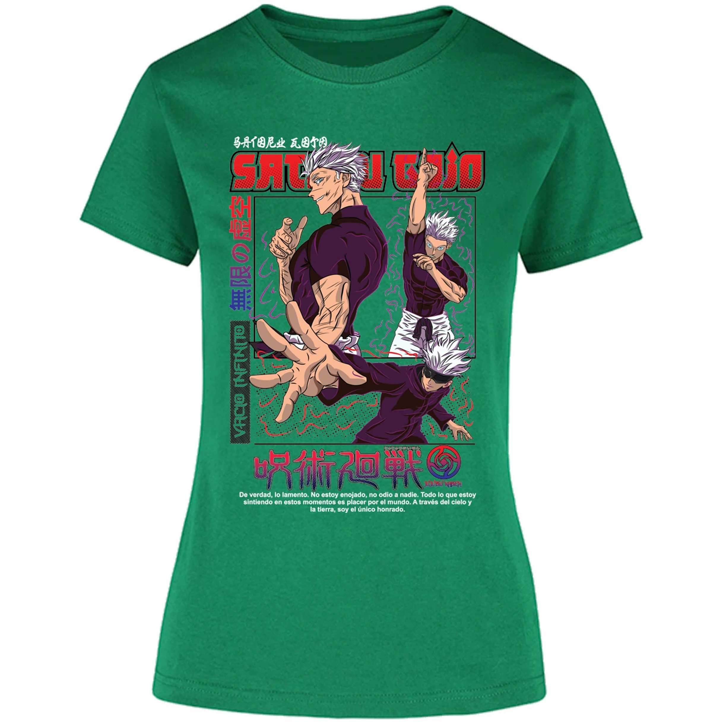 Blusa Jujutsu Kaisen Gojo Anime Blusa para Mujer 7