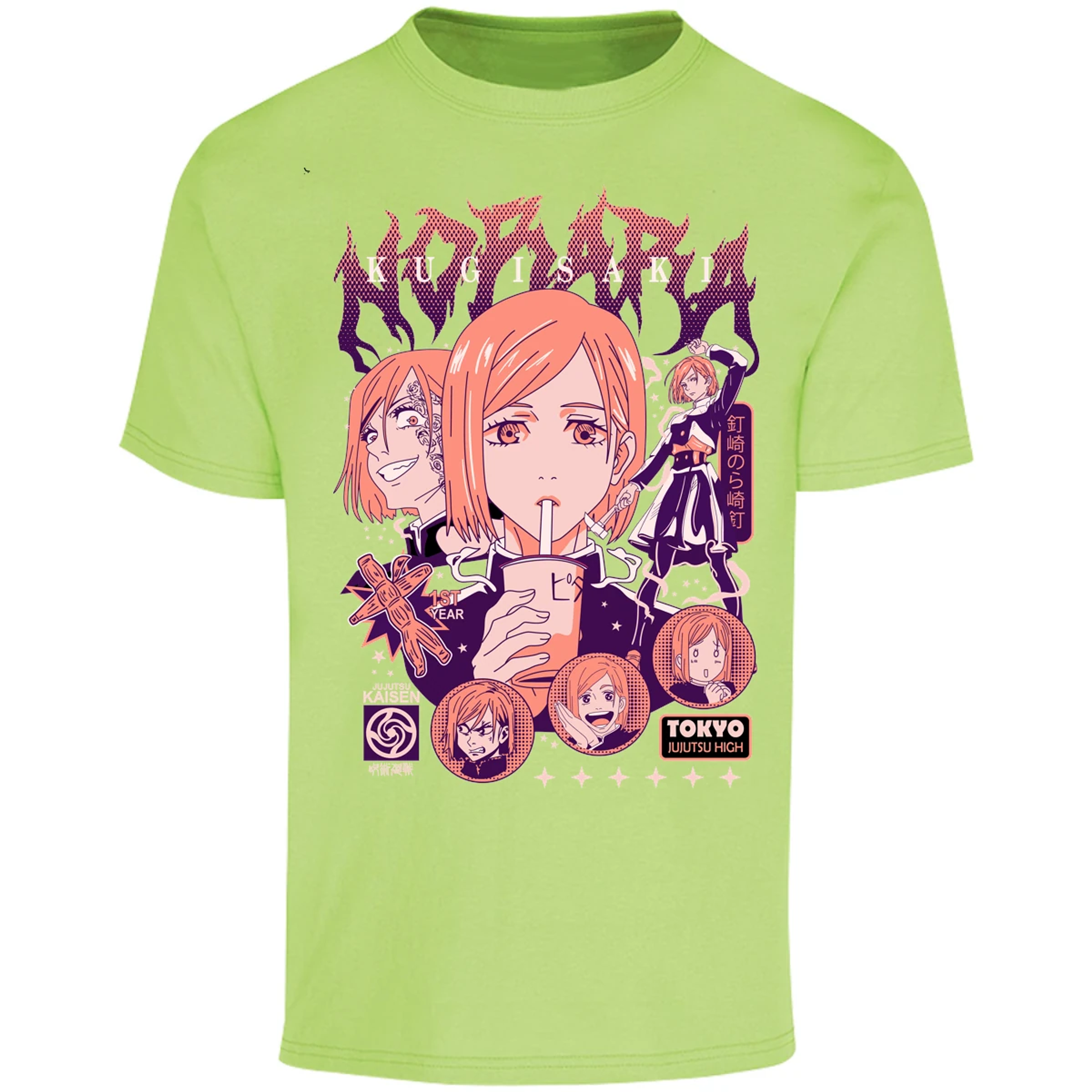 Playera Jujutsu Kaisen Nobara Anime para Adulto 19