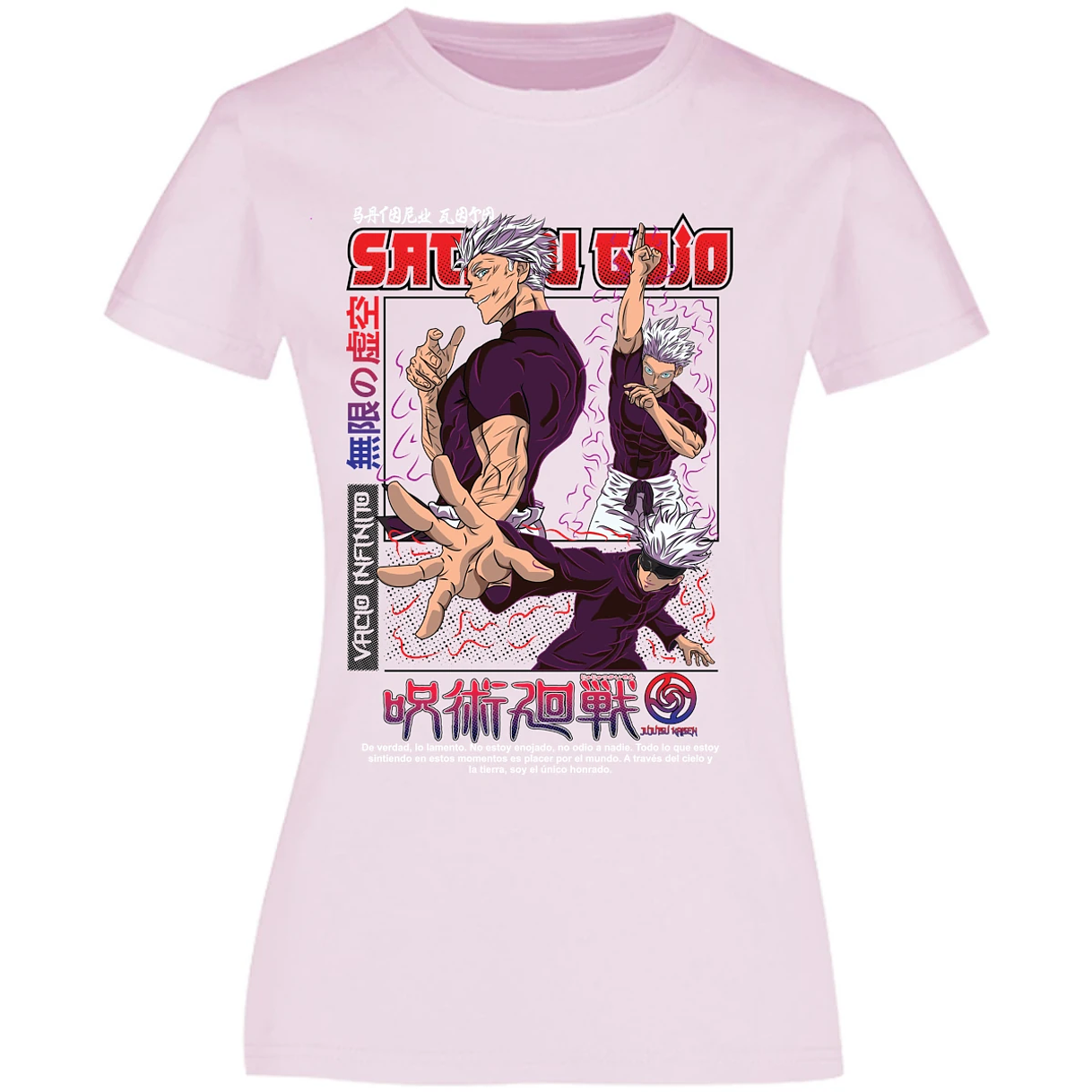 Blusa Jujutsu Kaisen Gojo Anime Blusa para Mujer 8