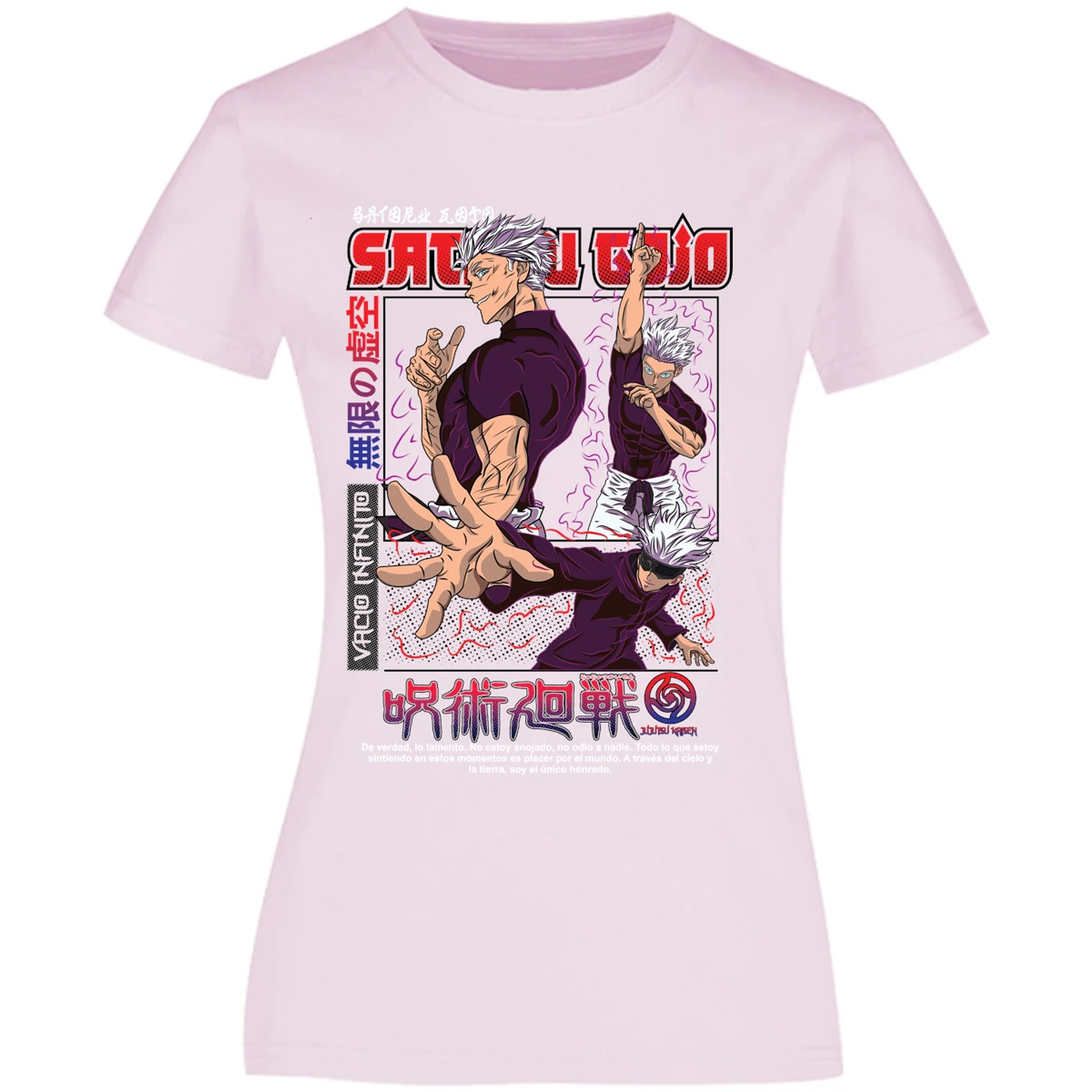 Blusa Jujutsu Kaisen Gojo Anime Blusa para Mujer 8