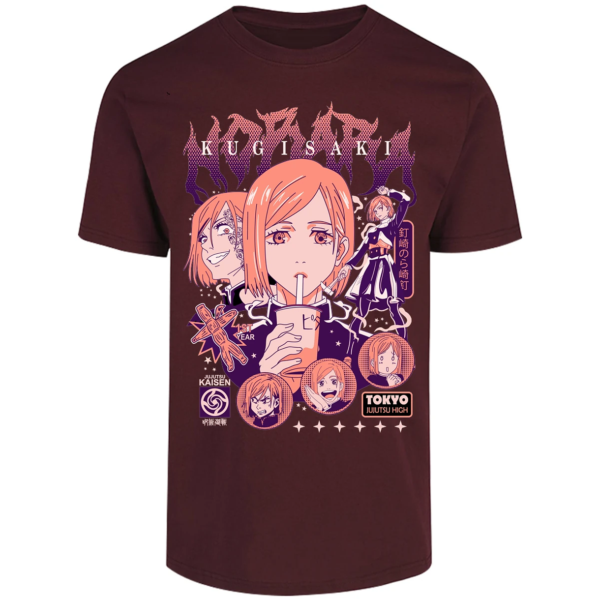 Playera Jujutsu Kaisen Nobara Anime para Adulto 21