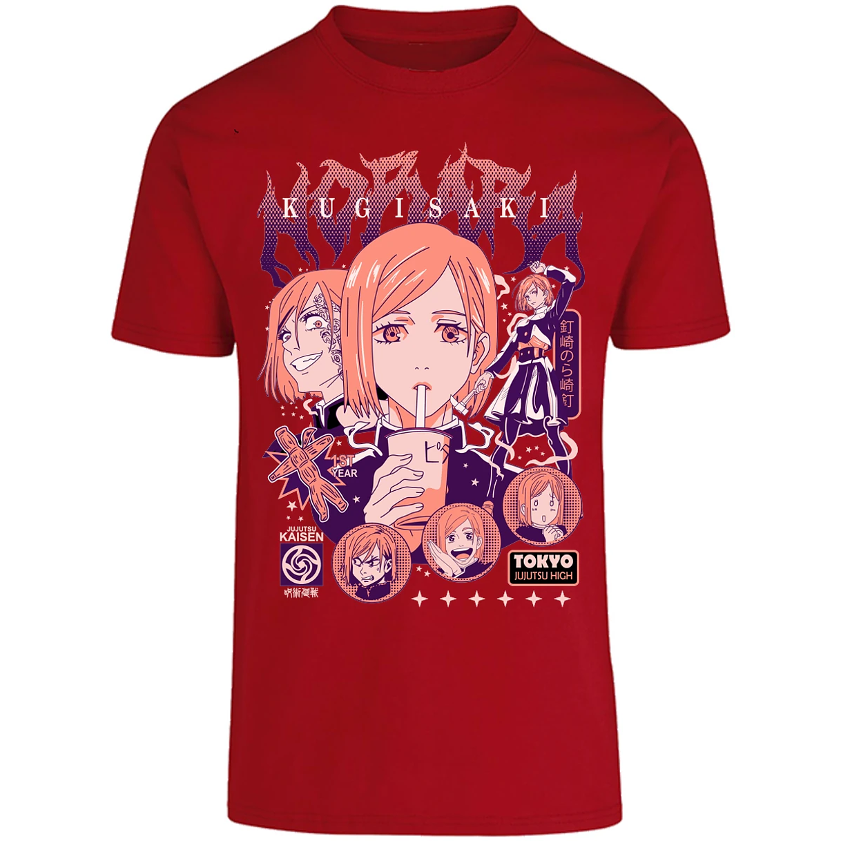 Playera Jujutsu Kaisen Nobara Anime para Adulto 23