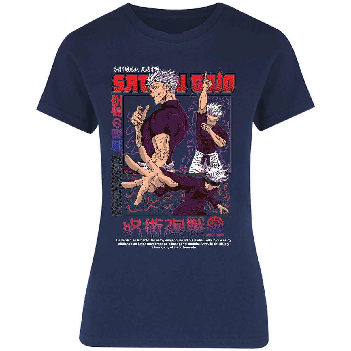 Blusa Jujutsu Kaisen Gojo Anime Blusa para Mujer 13