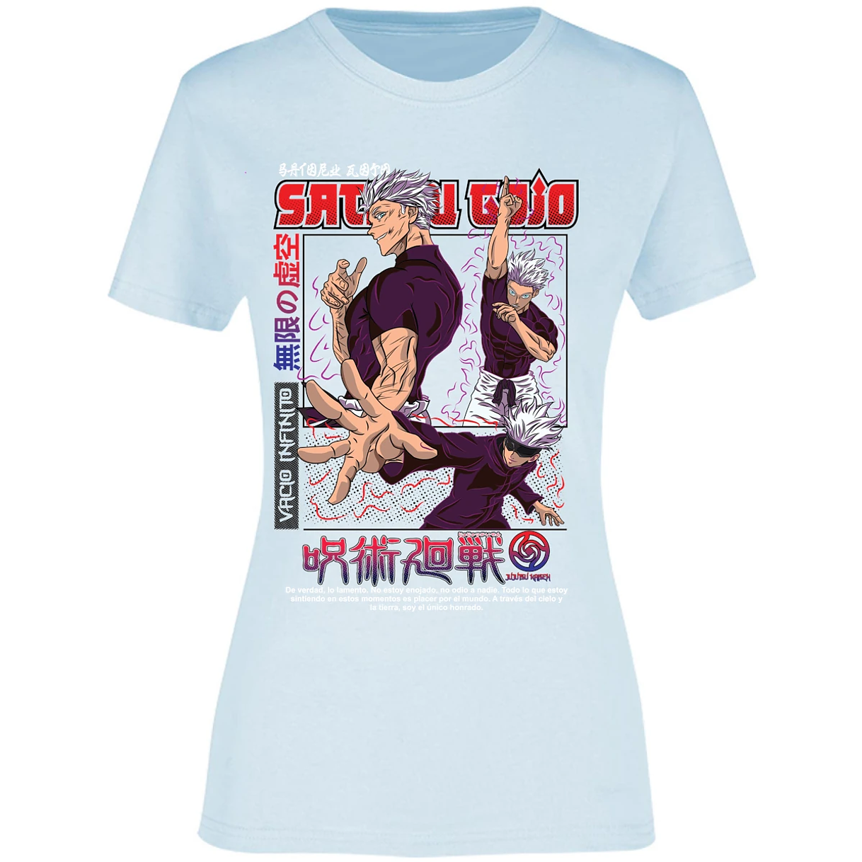 Blusa Jujutsu Kaisen Gojo Anime Blusa para Mujer 14