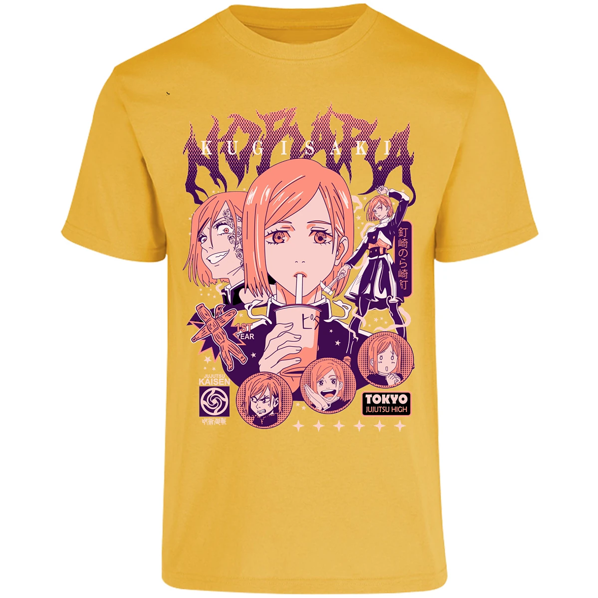 Playera Jujutsu Kaisen Nobara Anime para Adulto 28