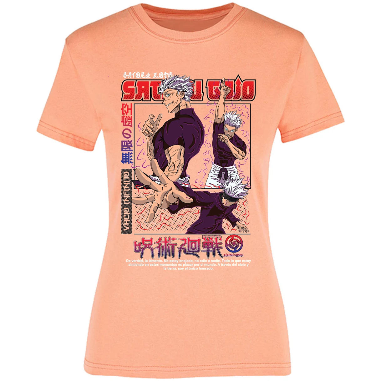 Blusa Jujutsu Kaisen Gojo Anime Blusa para Mujer 15