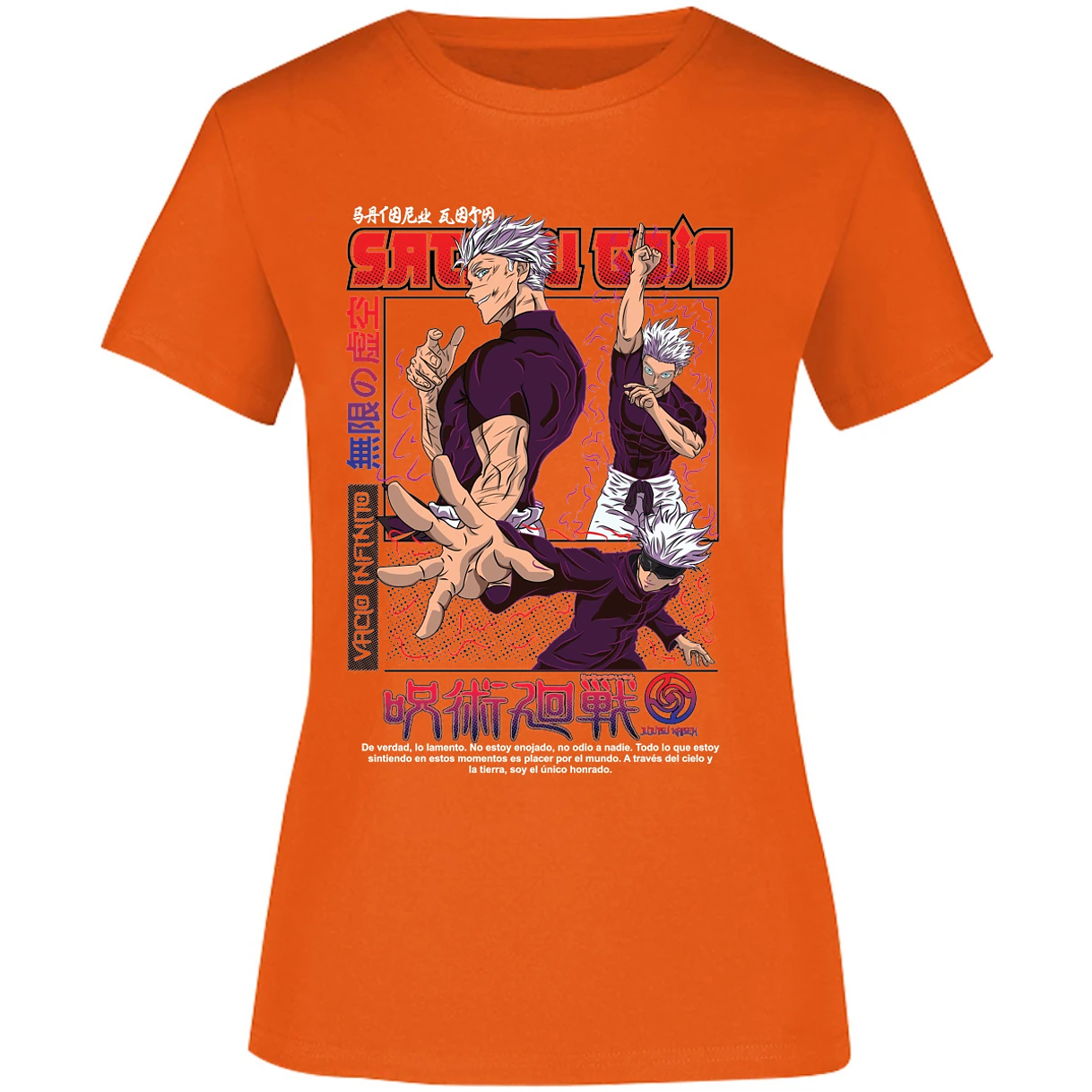 Blusa Jujutsu Kaisen Gojo Anime Blusa para Mujer 16