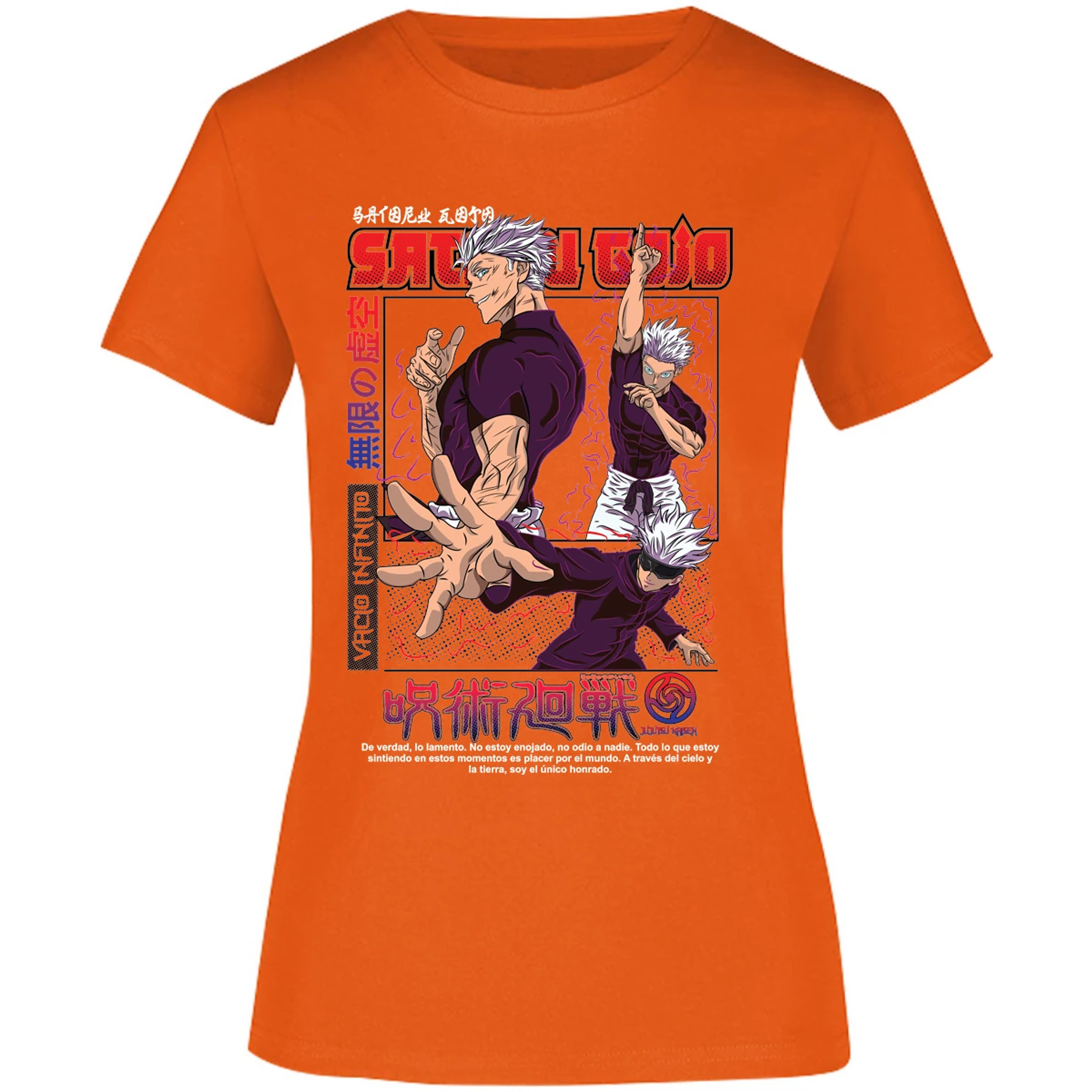 Blusa Jujutsu Kaisen Gojo Anime Blusa para Mujer 16