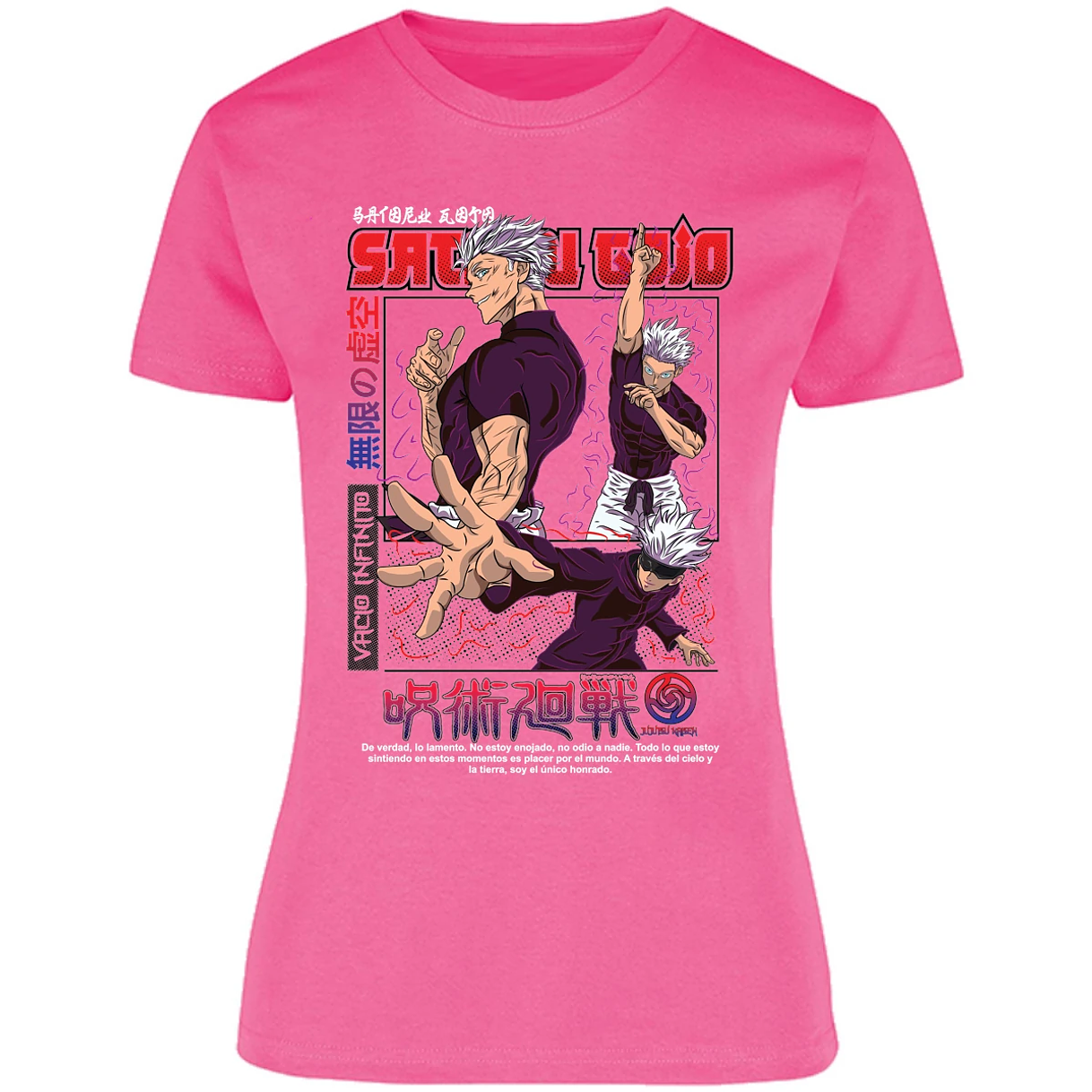 Blusa Jujutsu Kaisen Gojo Anime Blusa para Mujer 18