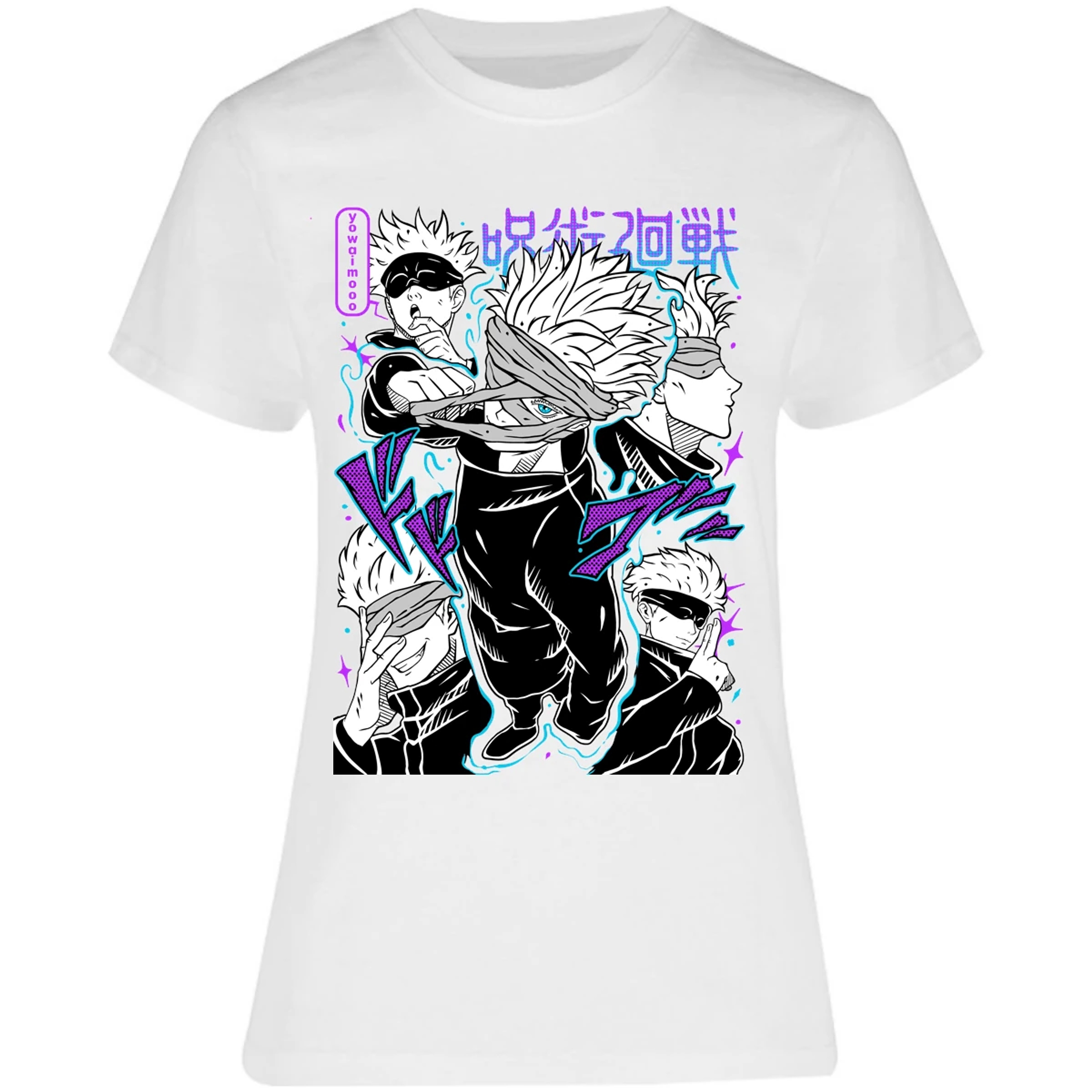 Blusa Jujutsu Kaisen Gojo Eye Blusa para Mujer 8