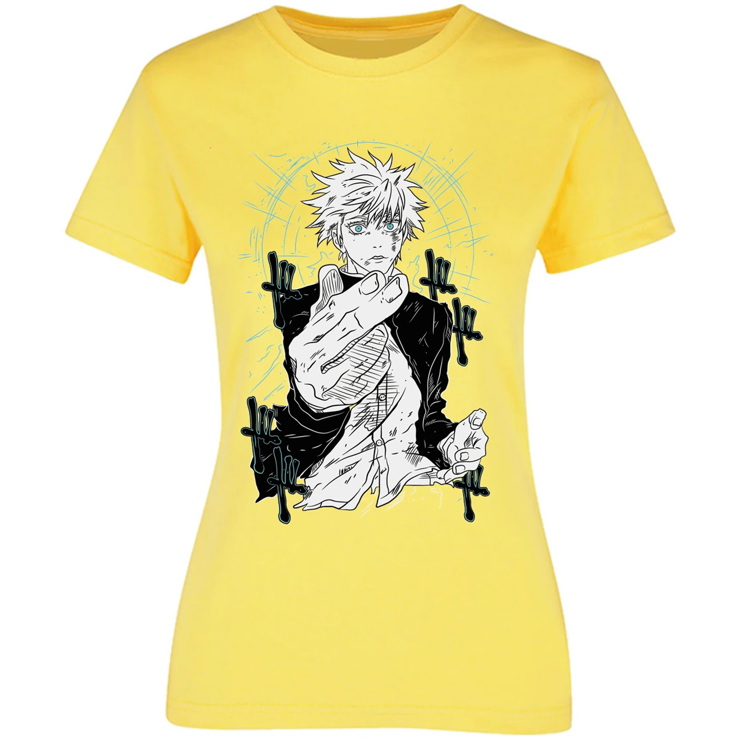 Blusa Jujutsu Kaisen Gojo Basic Blusa para Mujer 17