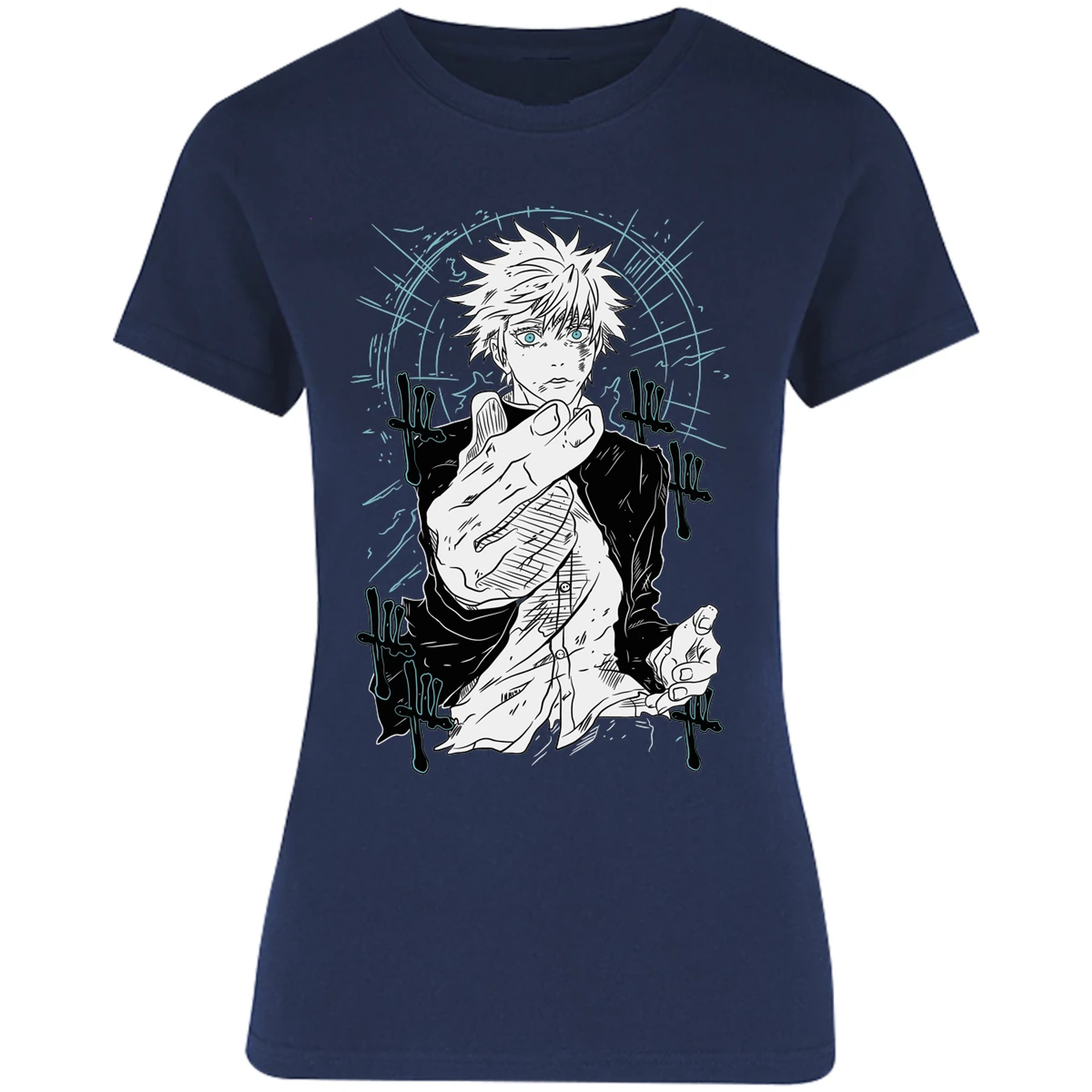 Blusa Jujutsu Kaisen Gojo Basic Blusa para Mujer 18