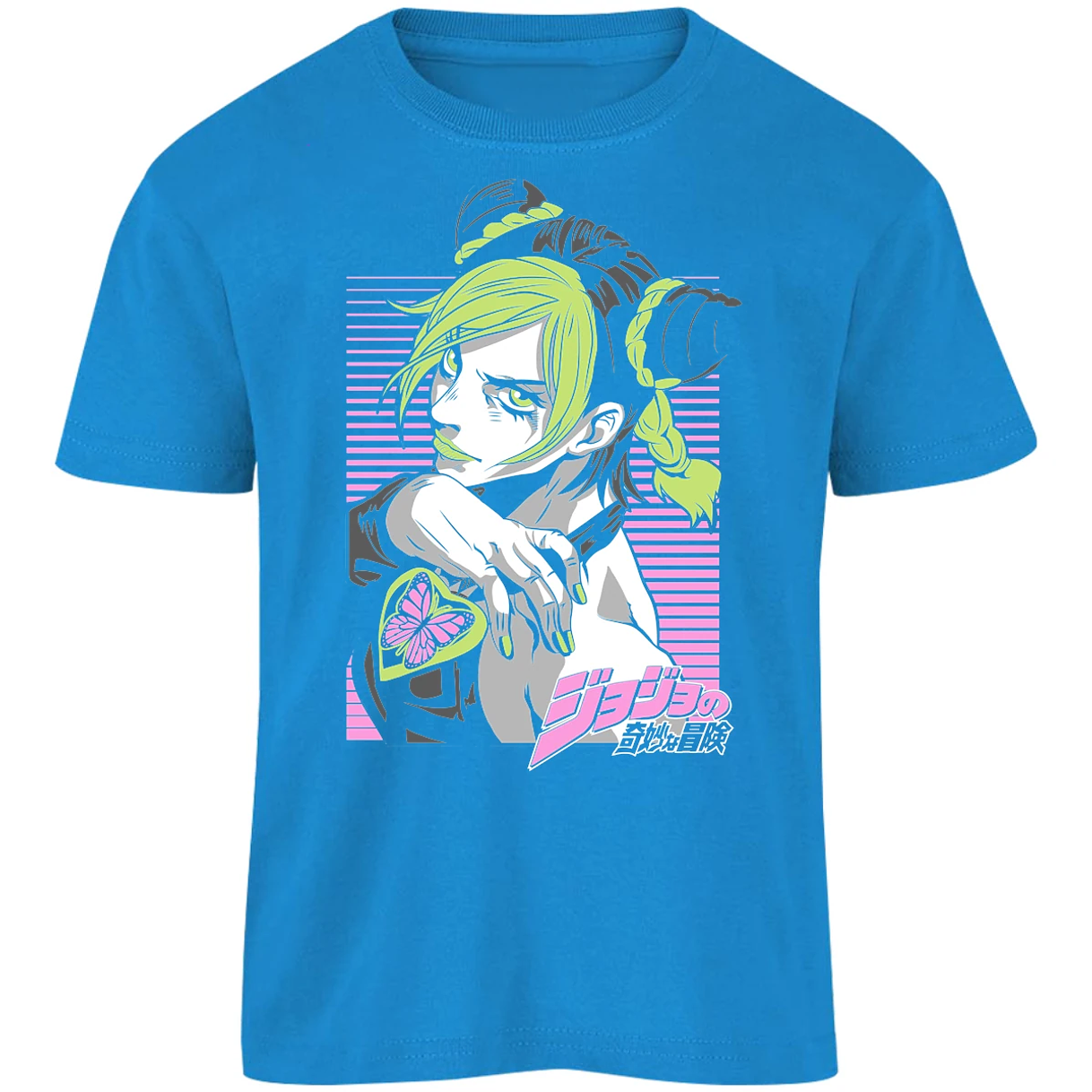 Playera Jojos Jolyne Cujoh Anime para Niño 14