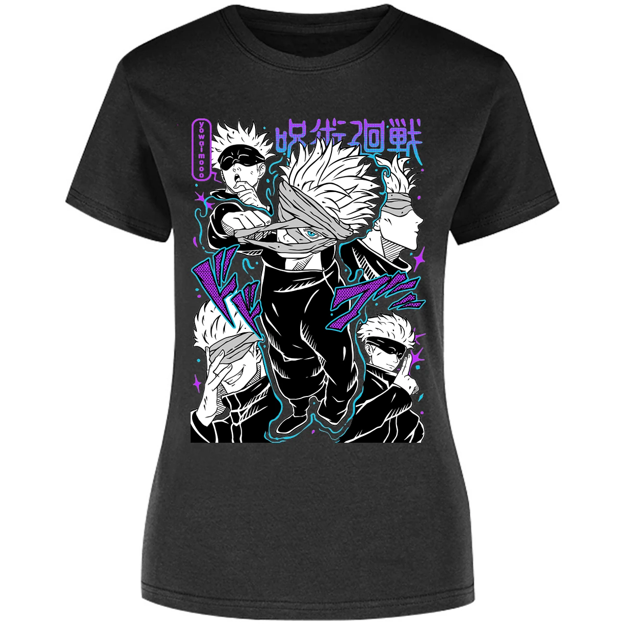 Blusa Jujutsu Kaisen Gojo Eye Blusa para Mujer 14