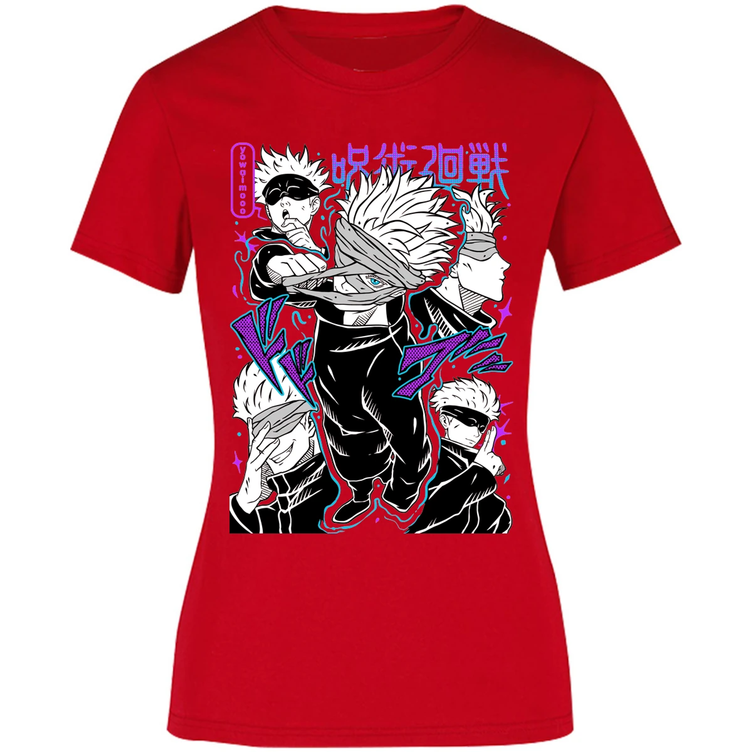 Blusa Jujutsu Kaisen Gojo Eye Blusa para Mujer 6