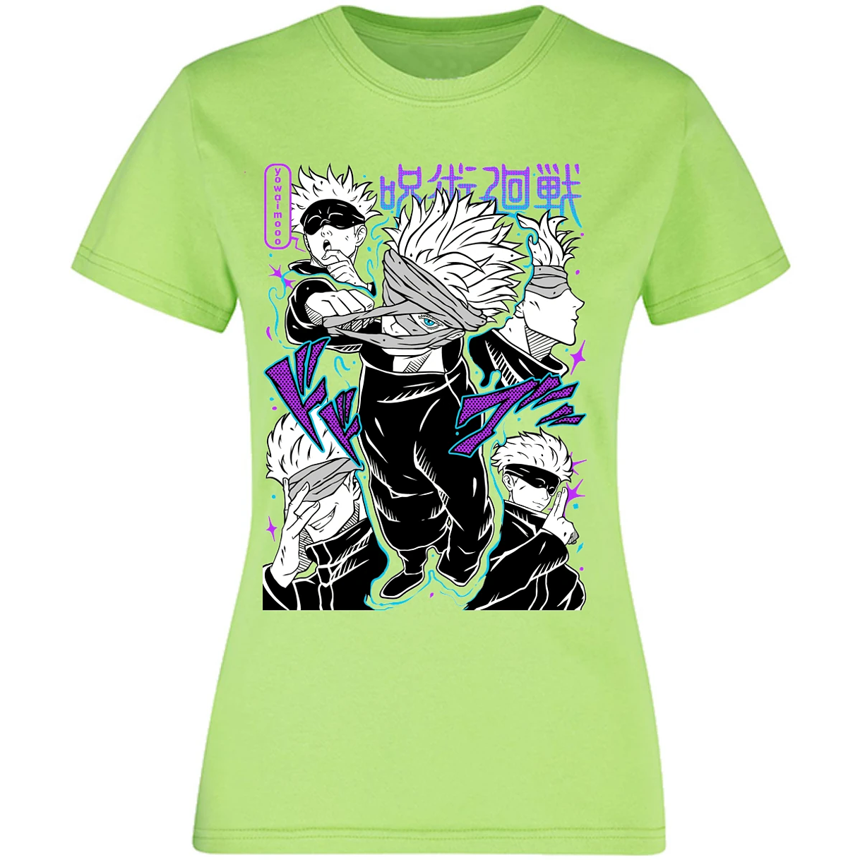 Blusa Jujutsu Kaisen Gojo Eye Blusa para Mujer 11