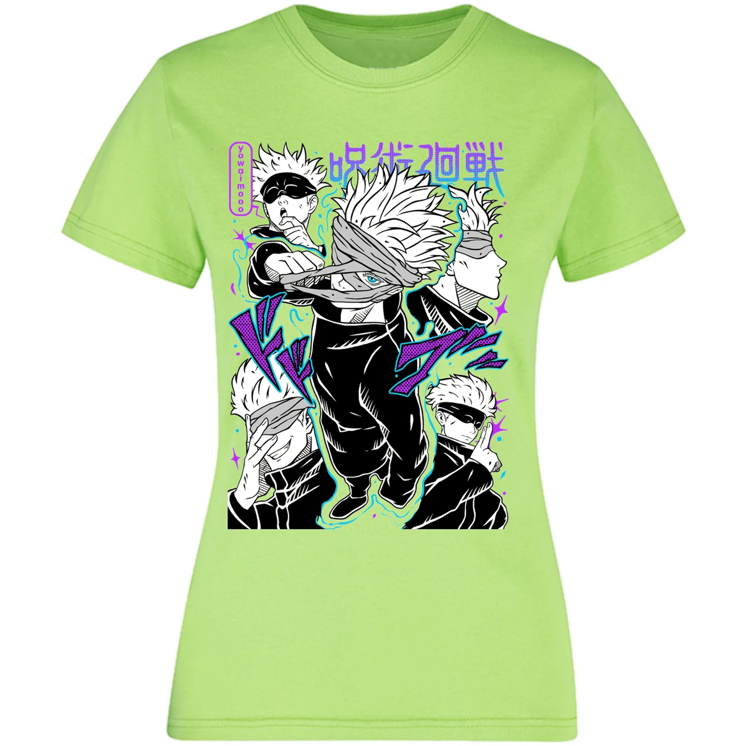 Blusa Jujutsu Kaisen Gojo Eye Blusa para Mujer 11