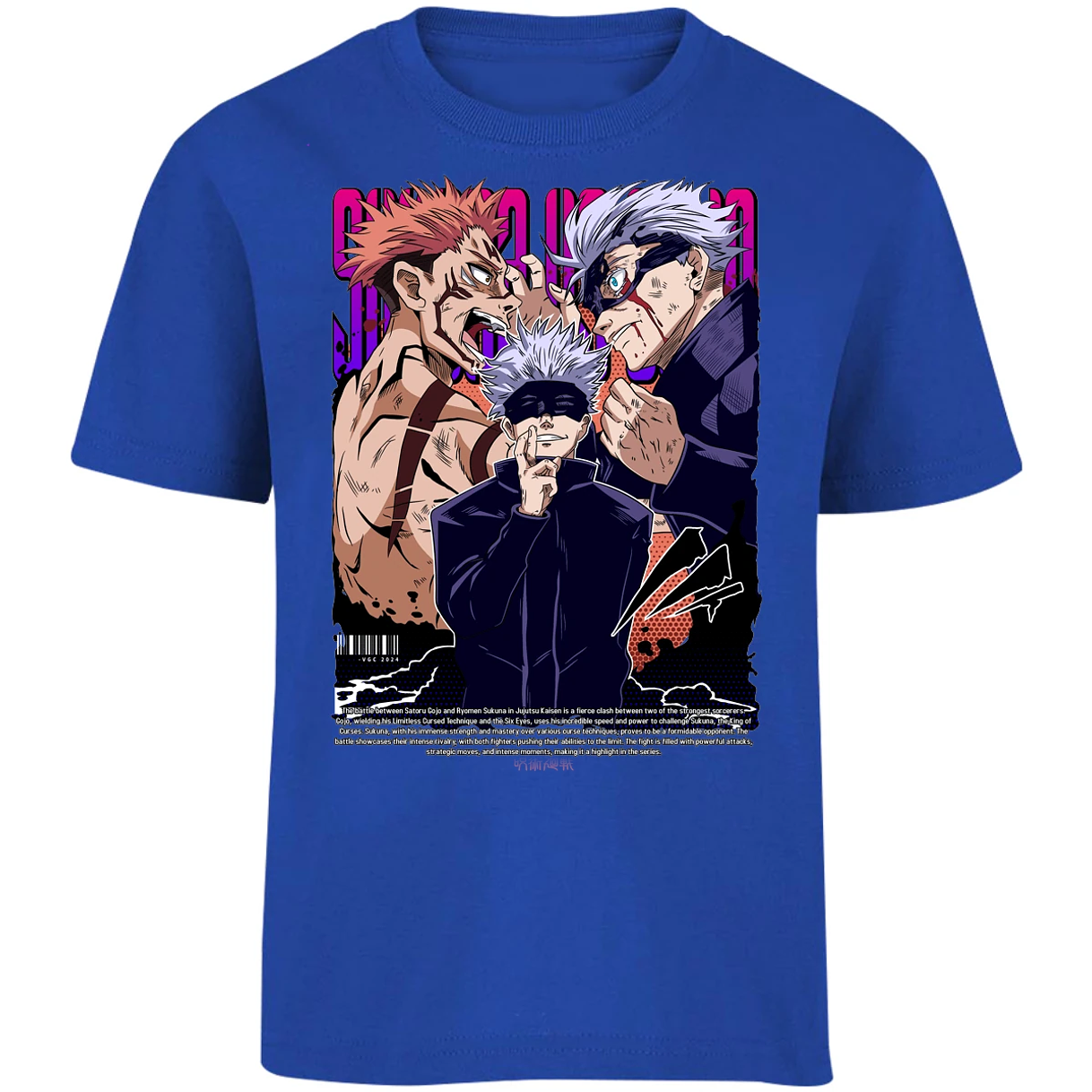 Playera Jujutsu Kaisen Anime Gojo Sukuna para Niño 7