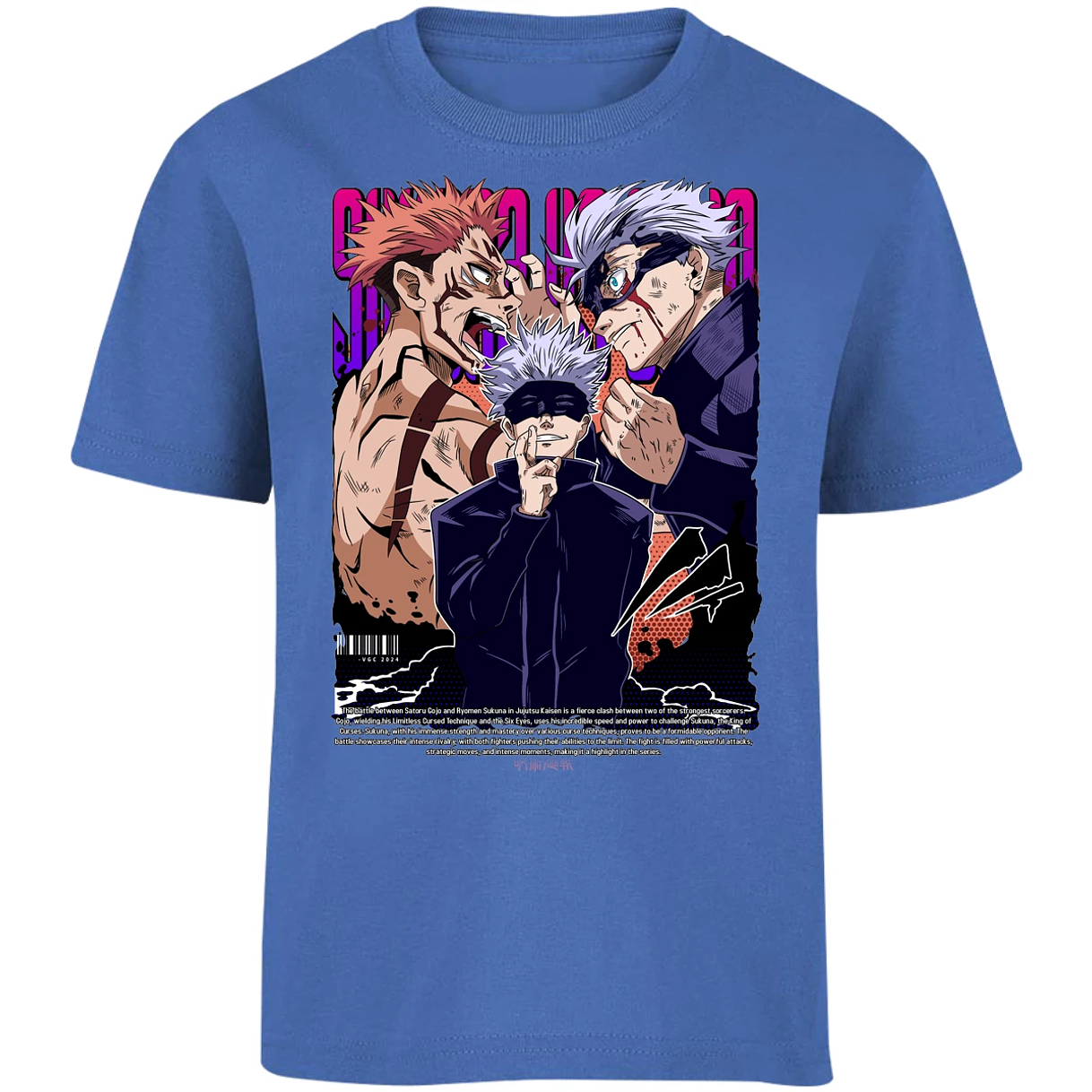 Playera Jujutsu Kaisen Anime Gojo Sukuna para Niño 14