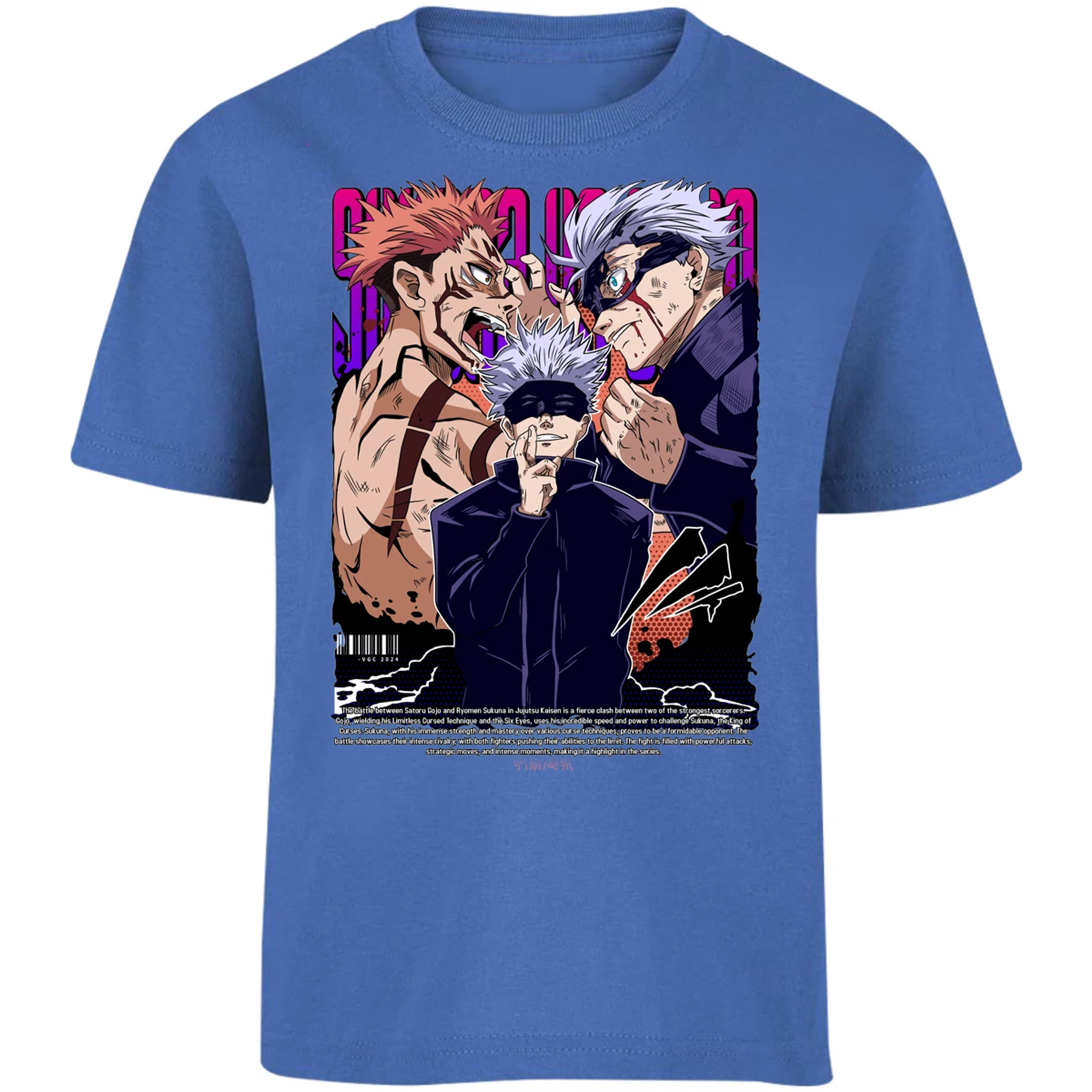 Playera Jujutsu Kaisen Anime Gojo Sukuna para Niño 14