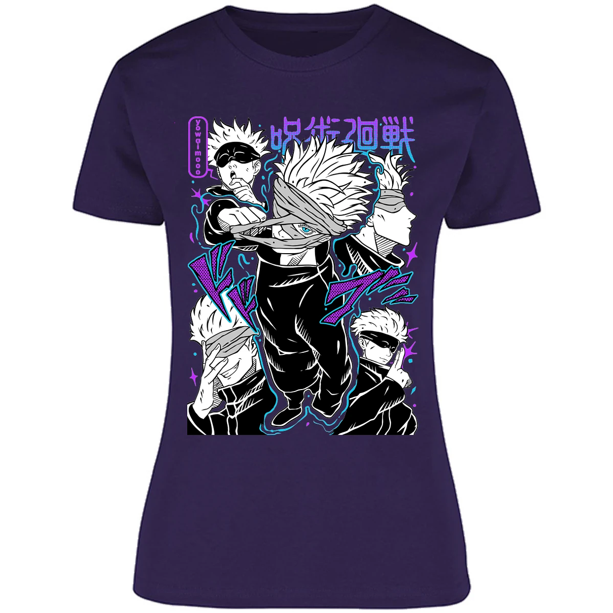Blusa Jujutsu Kaisen Gojo Eye Blusa para Mujer 4