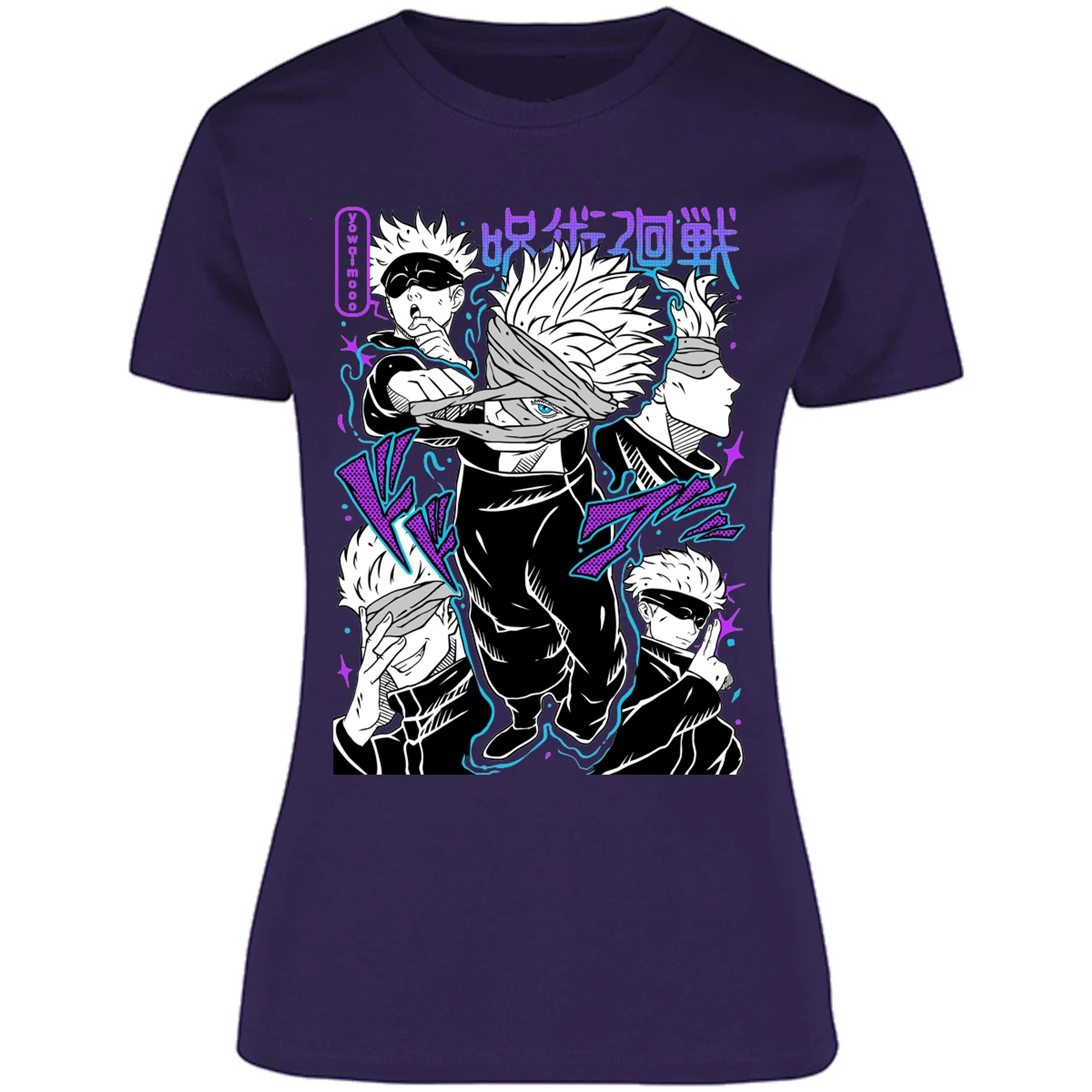 Blusa Jujutsu Kaisen Gojo Eye Blusa para Mujer 4