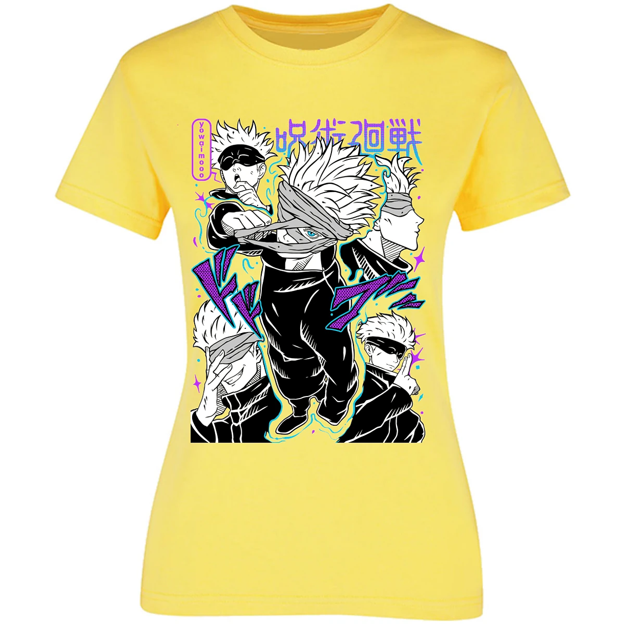 Blusa Jujutsu Kaisen Gojo Eye Blusa para Mujer 5