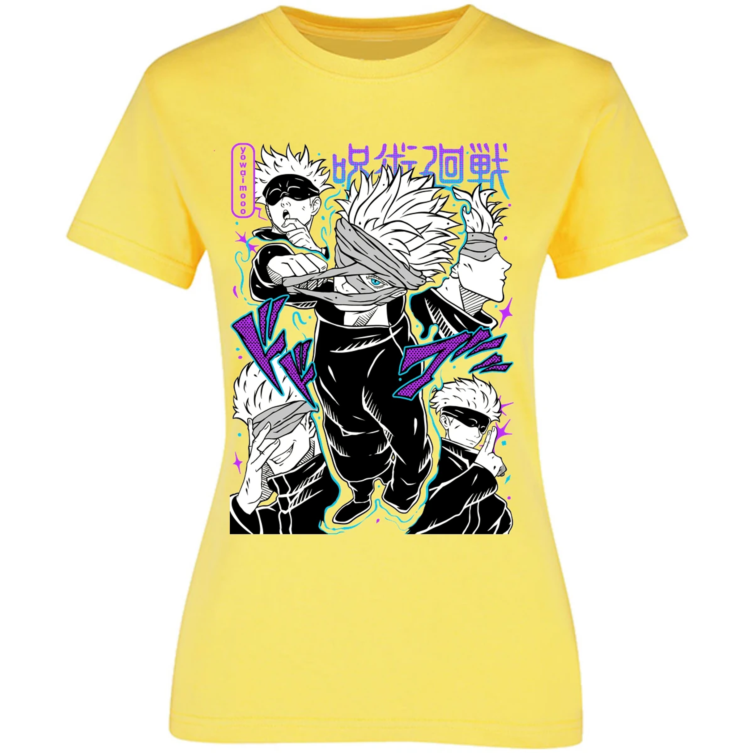 Blusa Jujutsu Kaisen Gojo Eye Blusa para Mujer 5