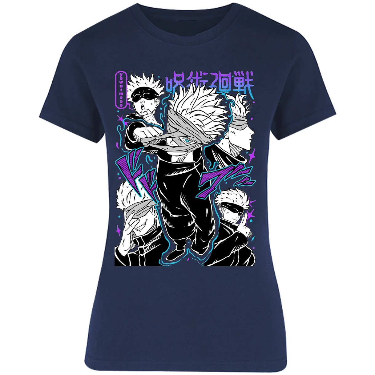 Blusa Jujutsu Kaisen Gojo Eye Blusa para Mujer 7