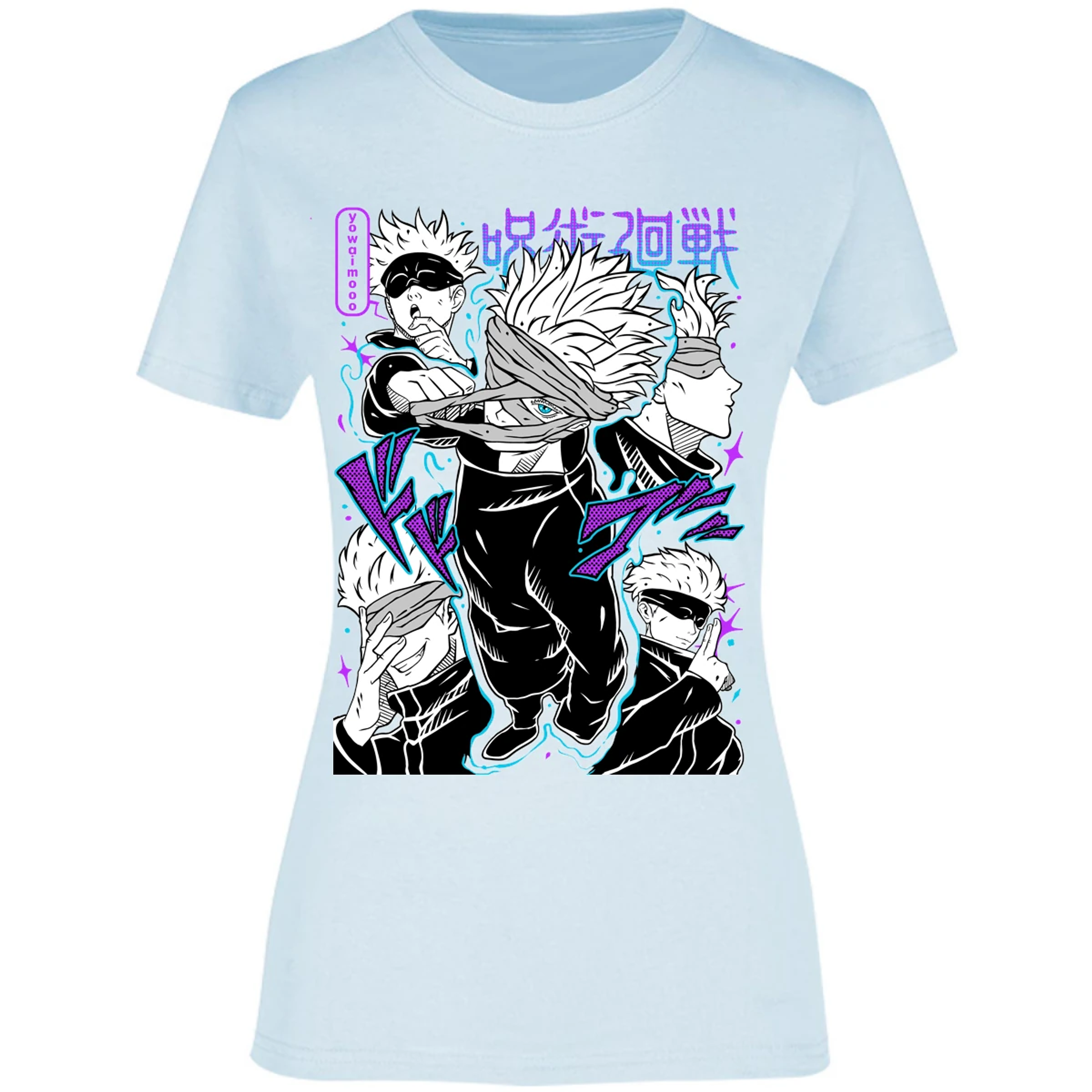 Blusa Jujutsu Kaisen Gojo Eye Blusa para Mujer 10