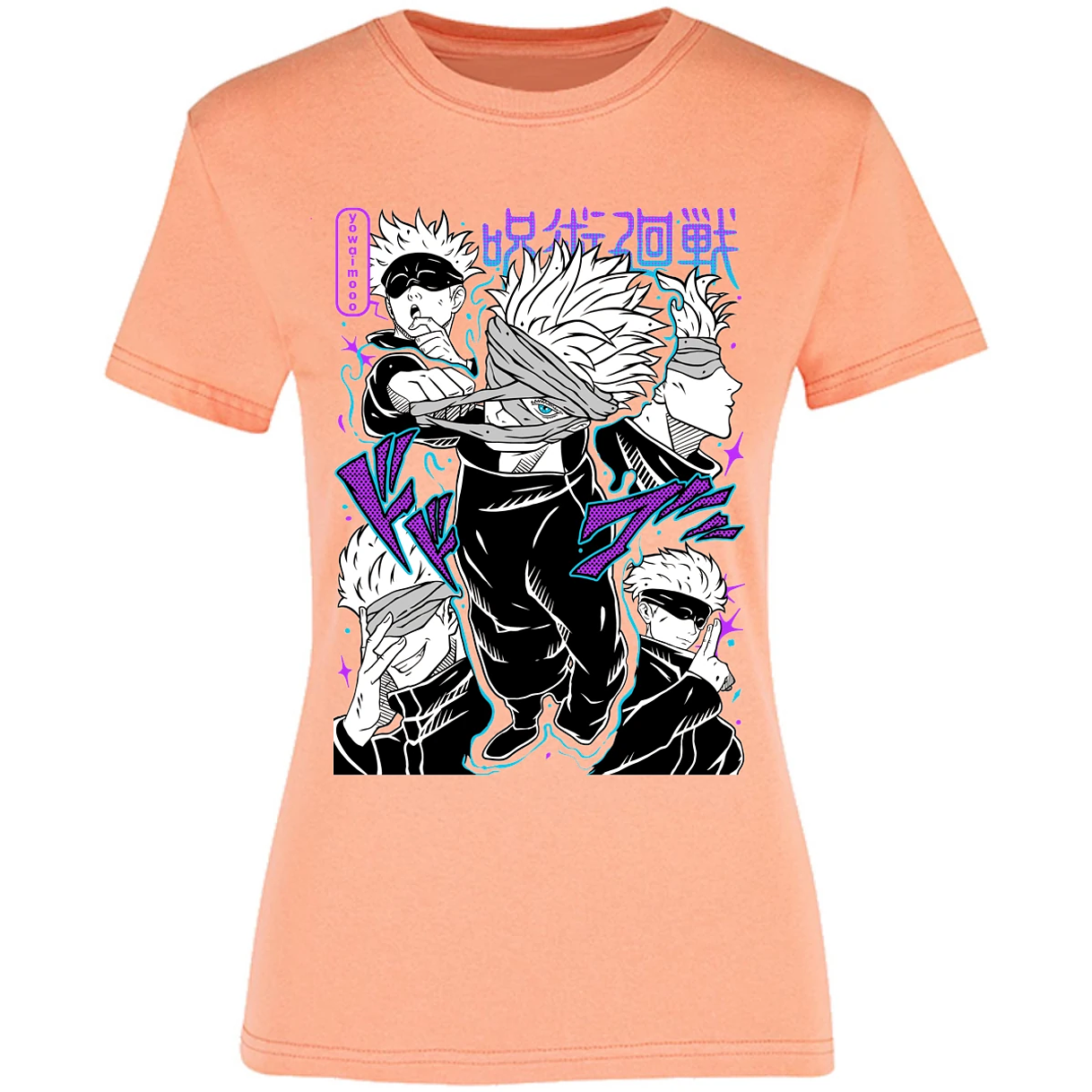 Blusa Jujutsu Kaisen Gojo Eye Blusa para Mujer 12