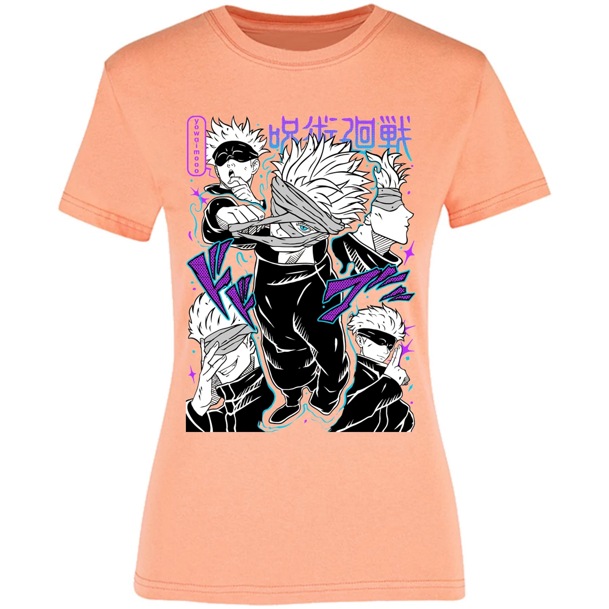 Blusa Jujutsu Kaisen Gojo Eye Blusa para Mujer 12
