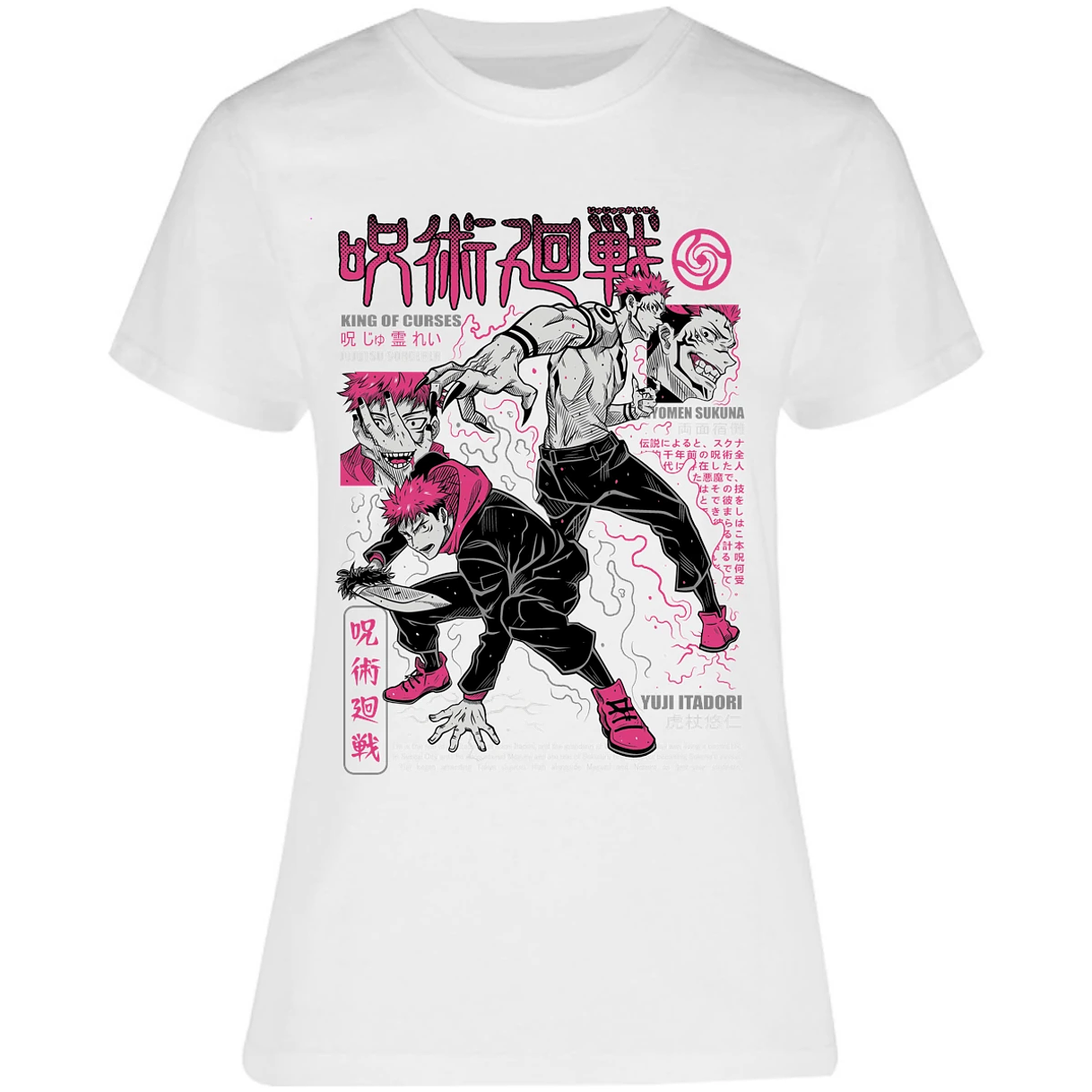 Blusa Jujutsu Kaisen Itadori X Sukuna Blusa para Mujer 18