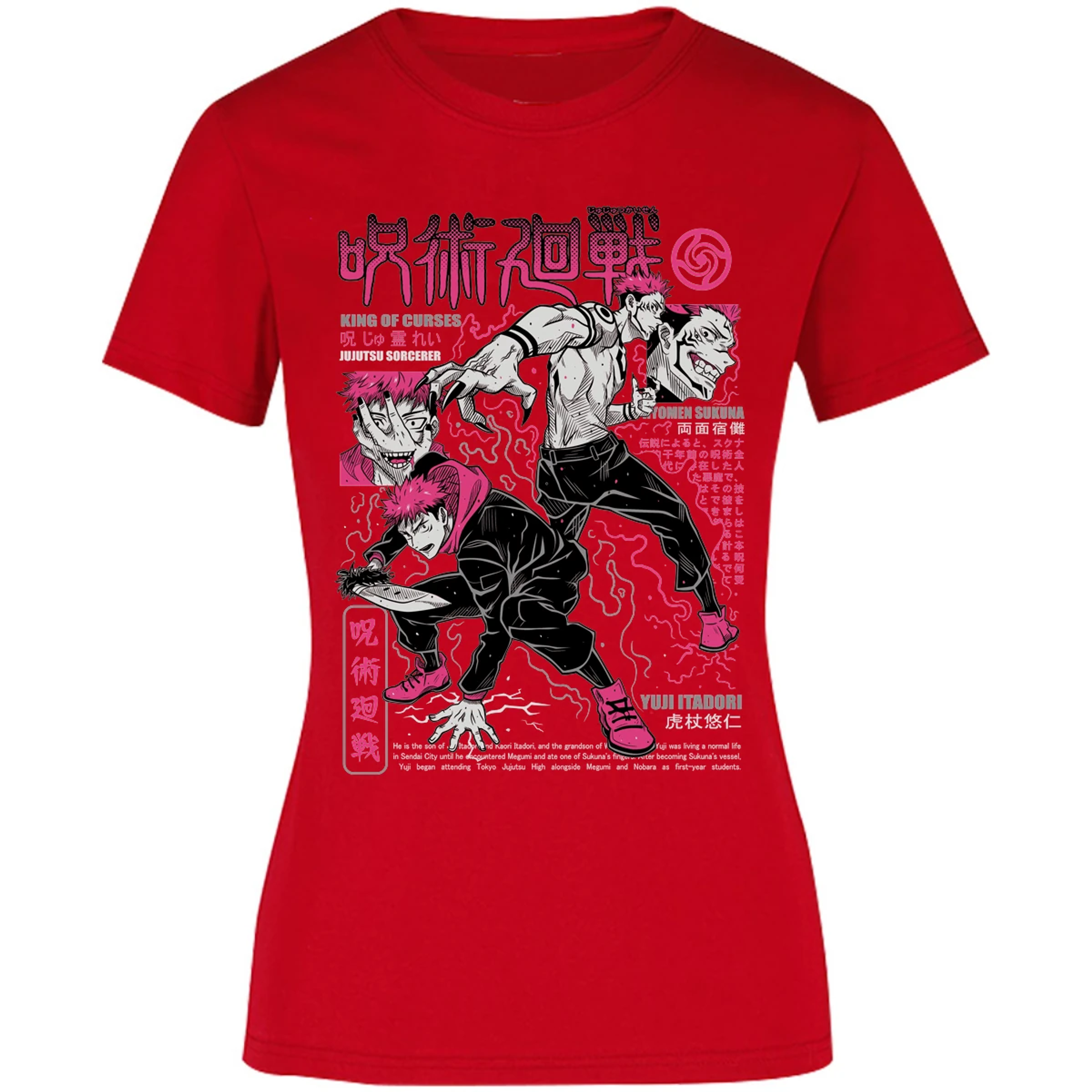 Blusa Jujutsu Kaisen Itadori X Sukuna Blusa para Mujer 6