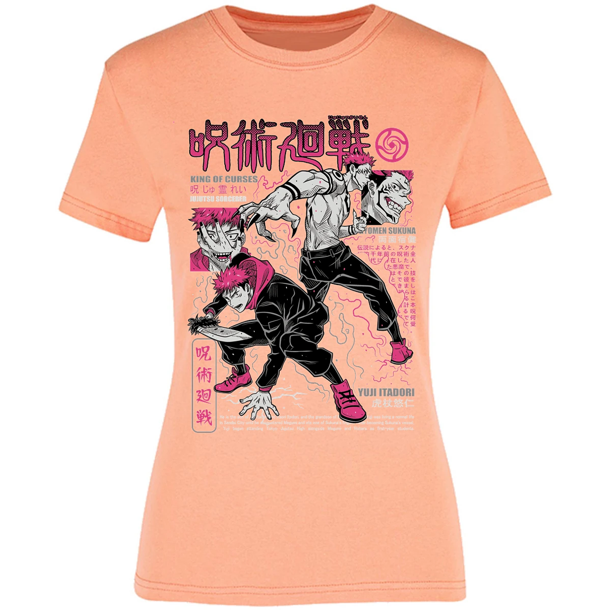 Blusa Jujutsu Kaisen Itadori X Sukuna Blusa para Mujer 2