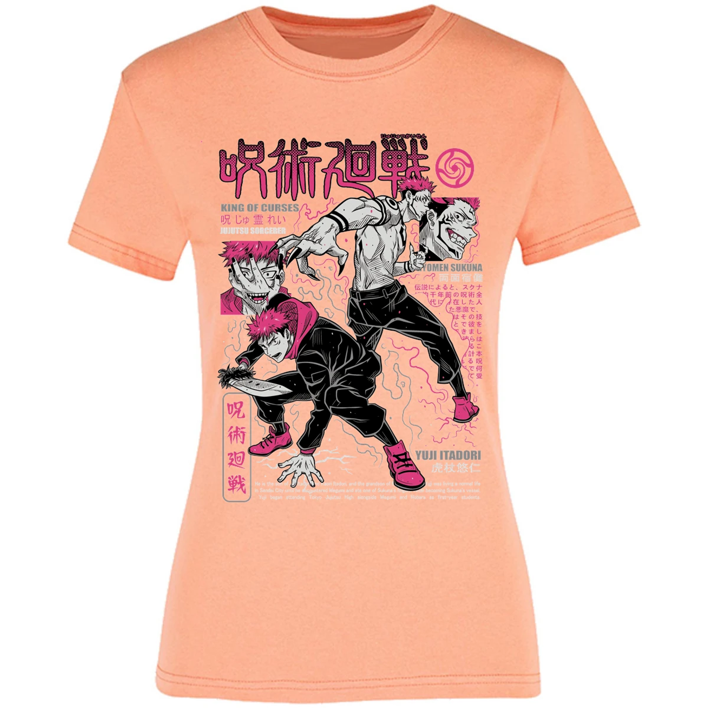 Blusa Jujutsu Kaisen Itadori X Sukuna Blusa para Mujer 2
