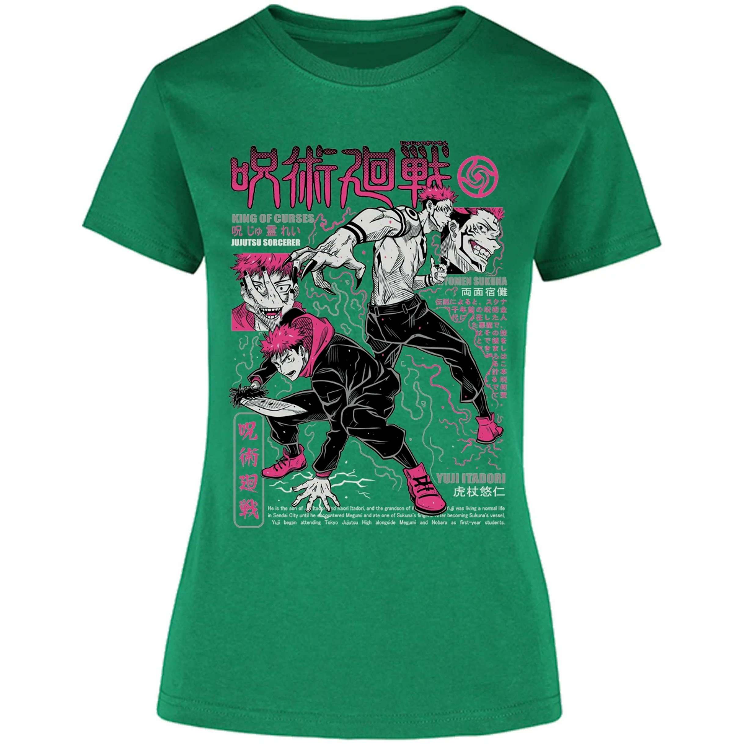 Blusa Jujutsu Kaisen Itadori X Sukuna Blusa para Mujer 3