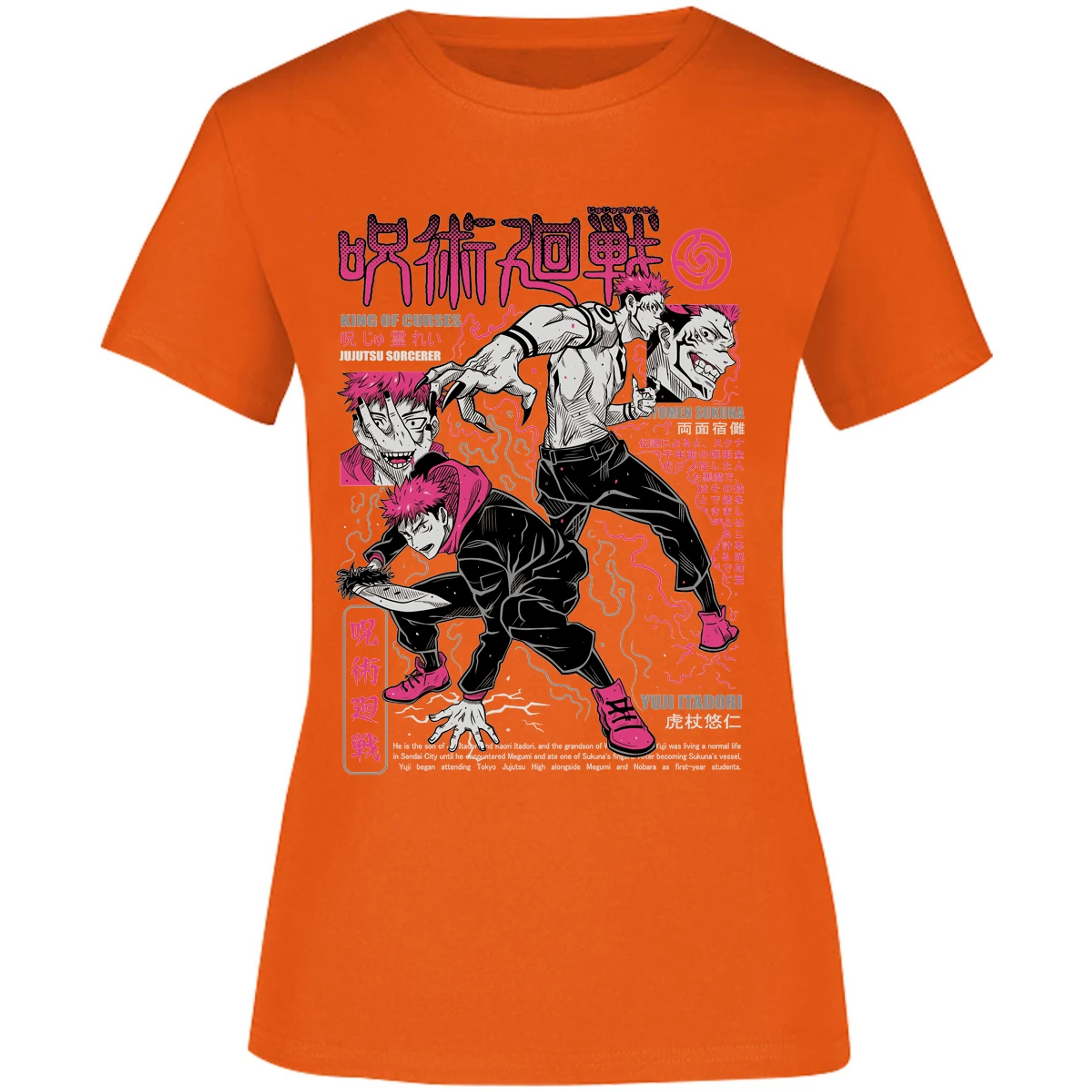 Blusa Jujutsu Kaisen Itadori X Sukuna Blusa para Mujer 4