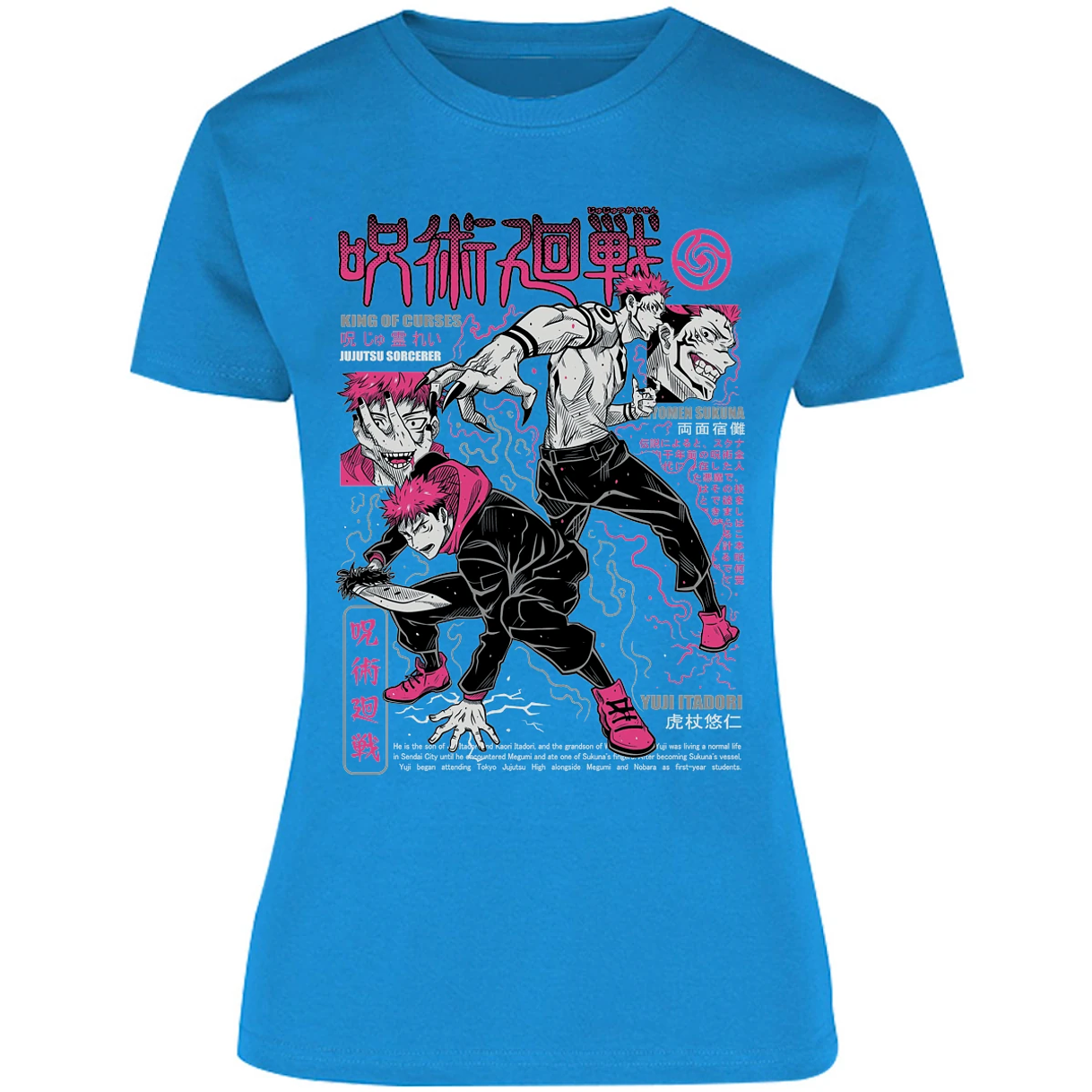 Blusa Jujutsu Kaisen Itadori X Sukuna Blusa para Mujer 5
