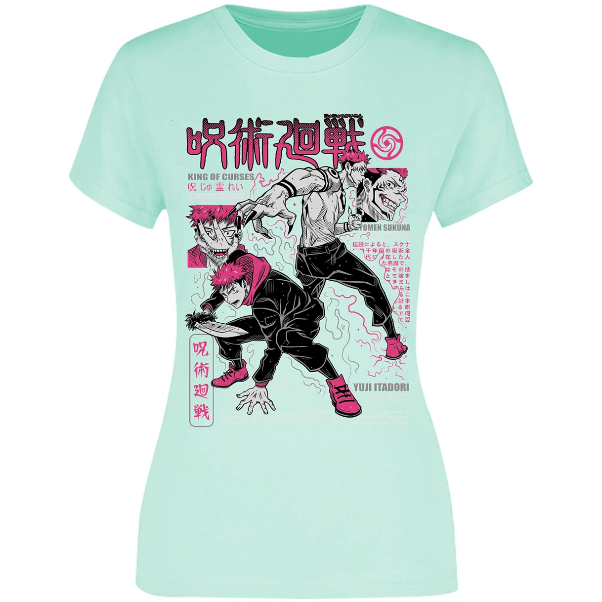 Blusa Jujutsu Kaisen Itadori X Sukuna Blusa para Mujer 8
