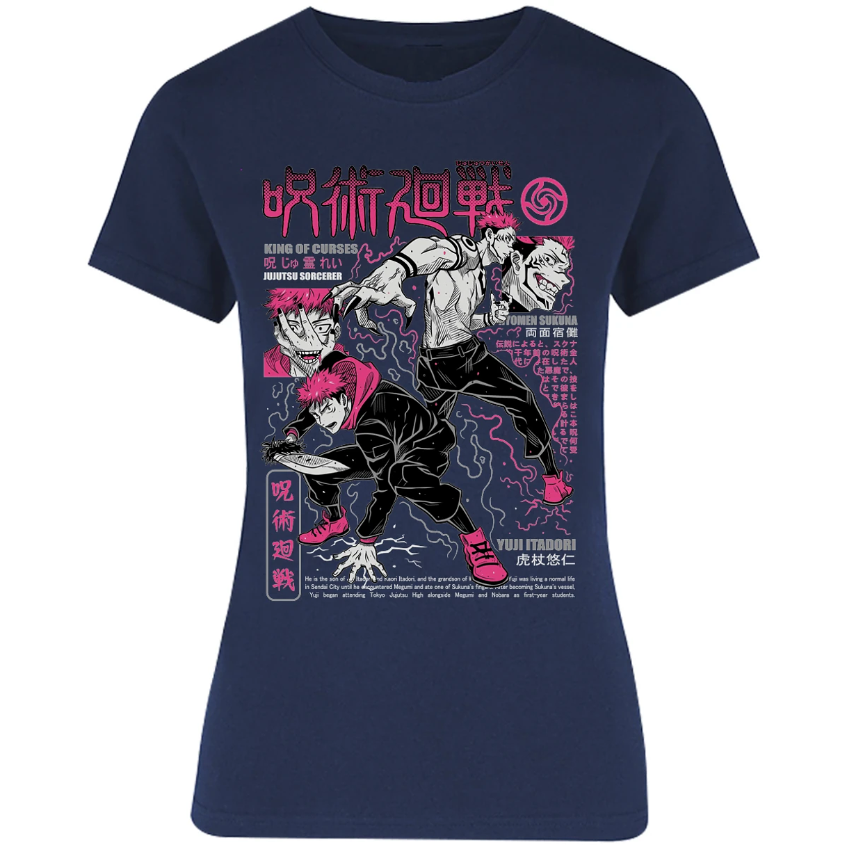 Blusa Jujutsu Kaisen Itadori X Sukuna Blusa para Mujer 9